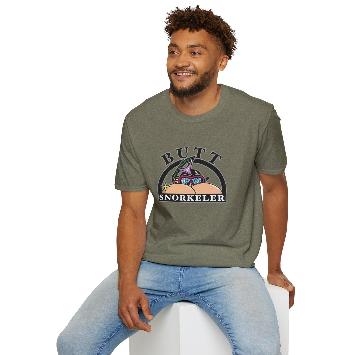 Butt Snorkeler Unisex Softstyle Tee
