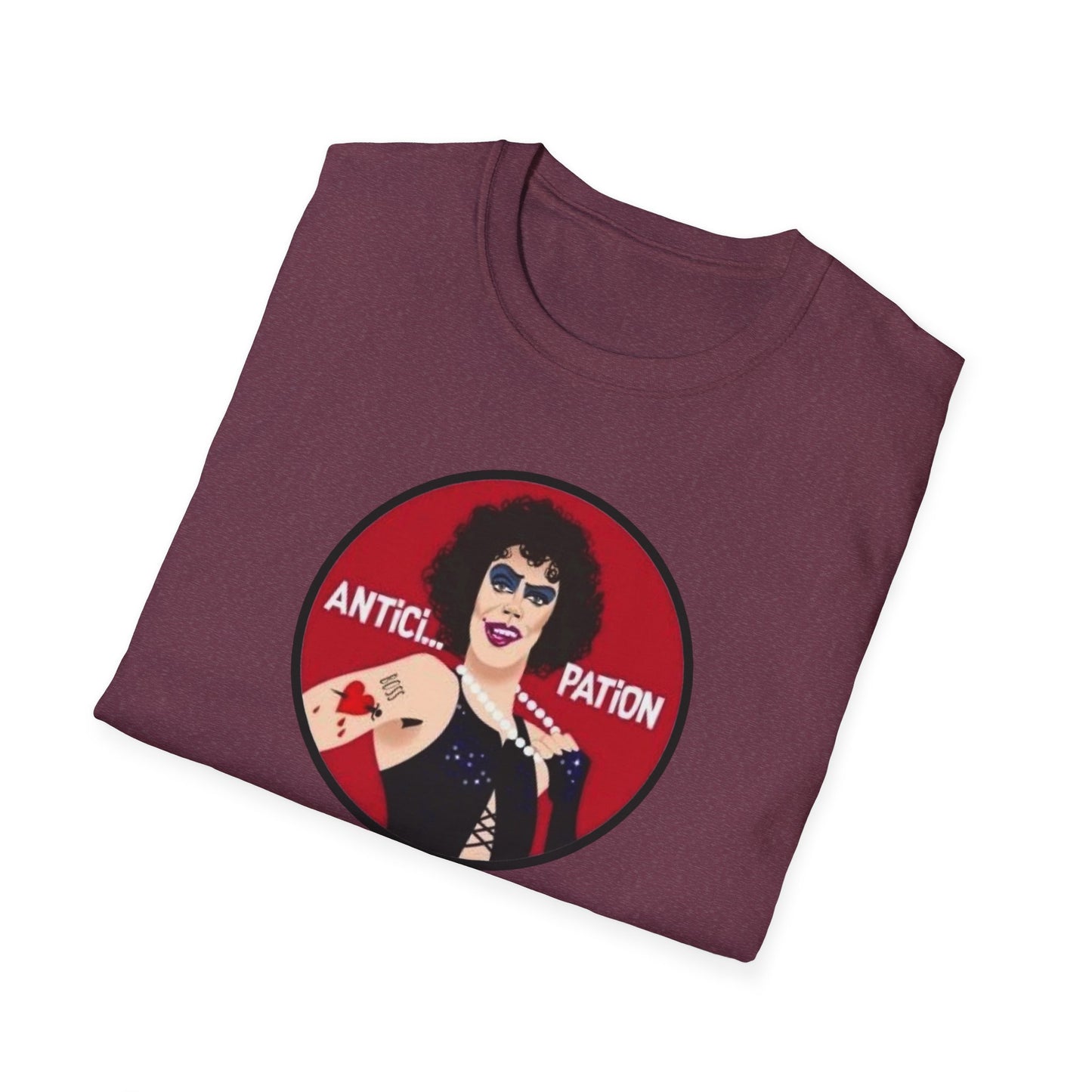 Dr Frank N Furter Anticipation Unisex Softstyle Tee