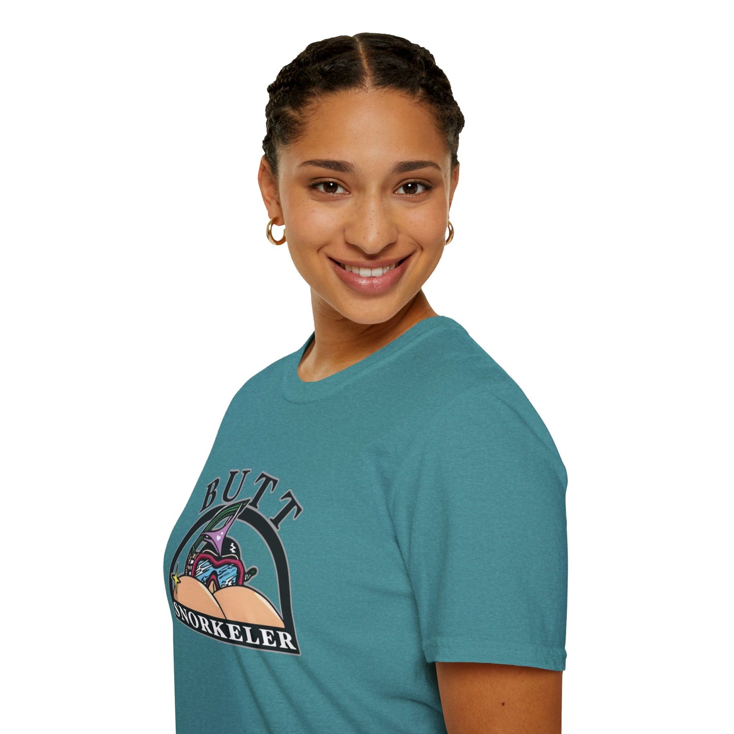 Butt Snorkeler Unisex Softstyle Tee
