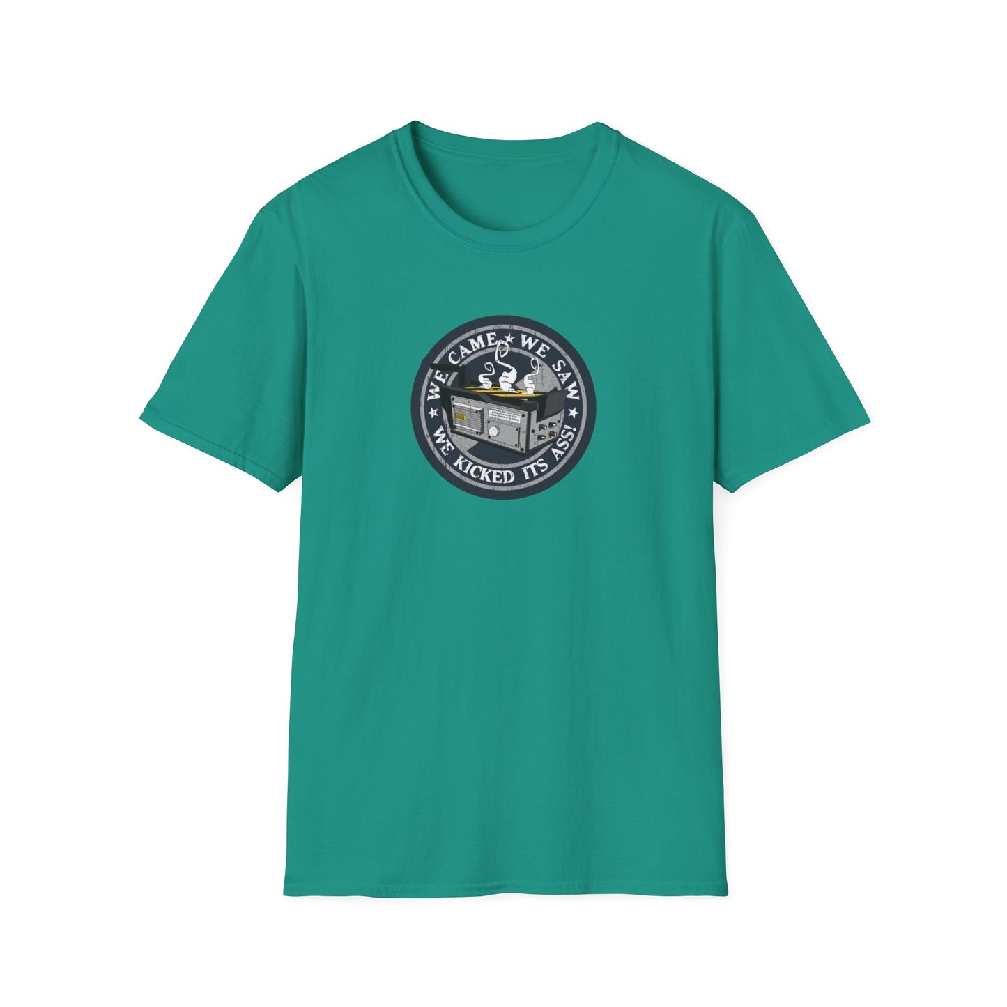 We Kicked It's Ass- Ghost Trap Unisex Softstyle Tee