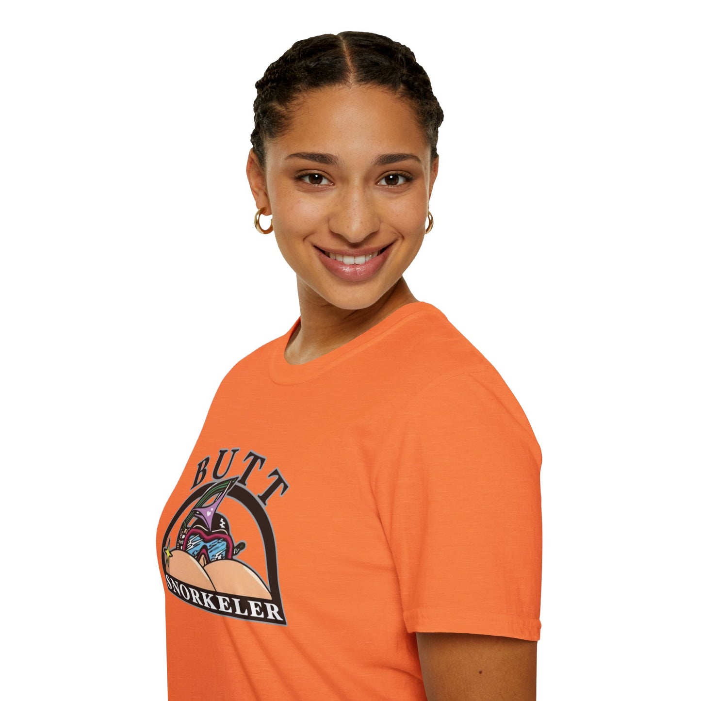 Butt Snorkeler Unisex Softstyle Tee