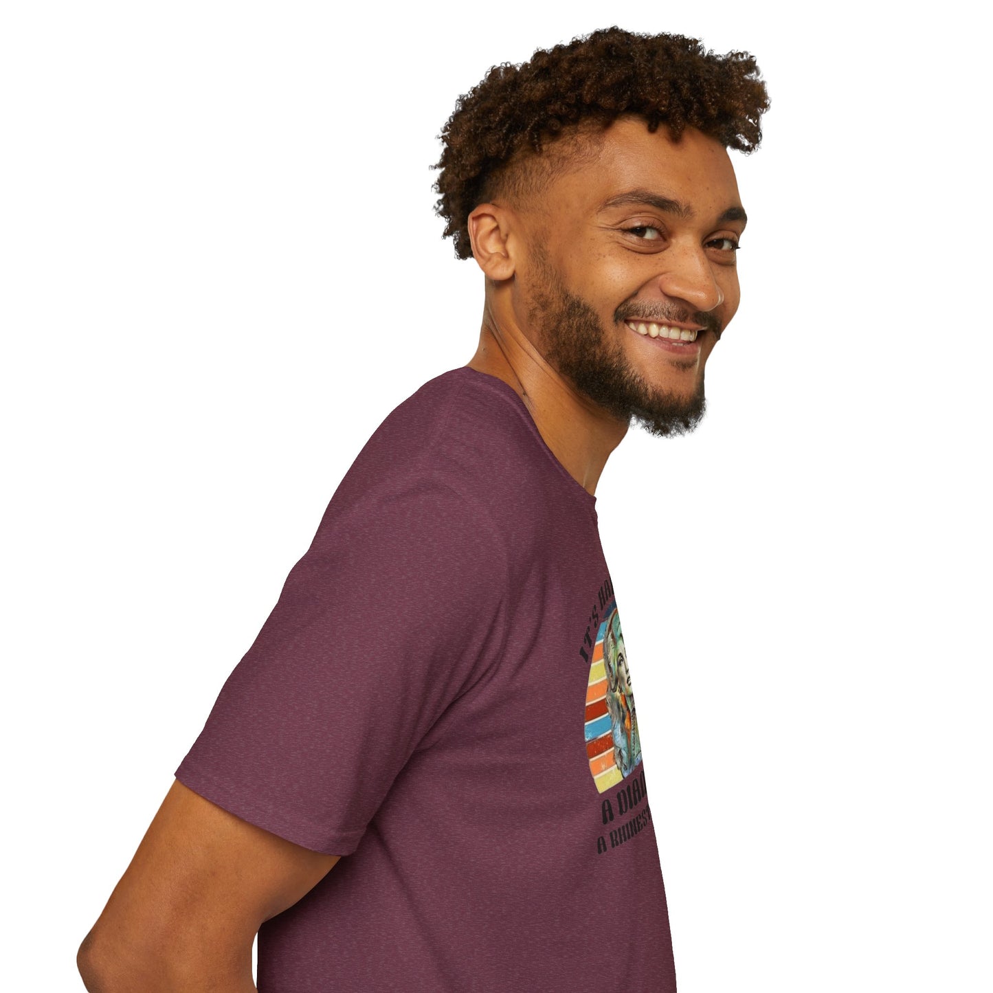 Diamond in a Rhinestone World Unisex Softstyle Tee