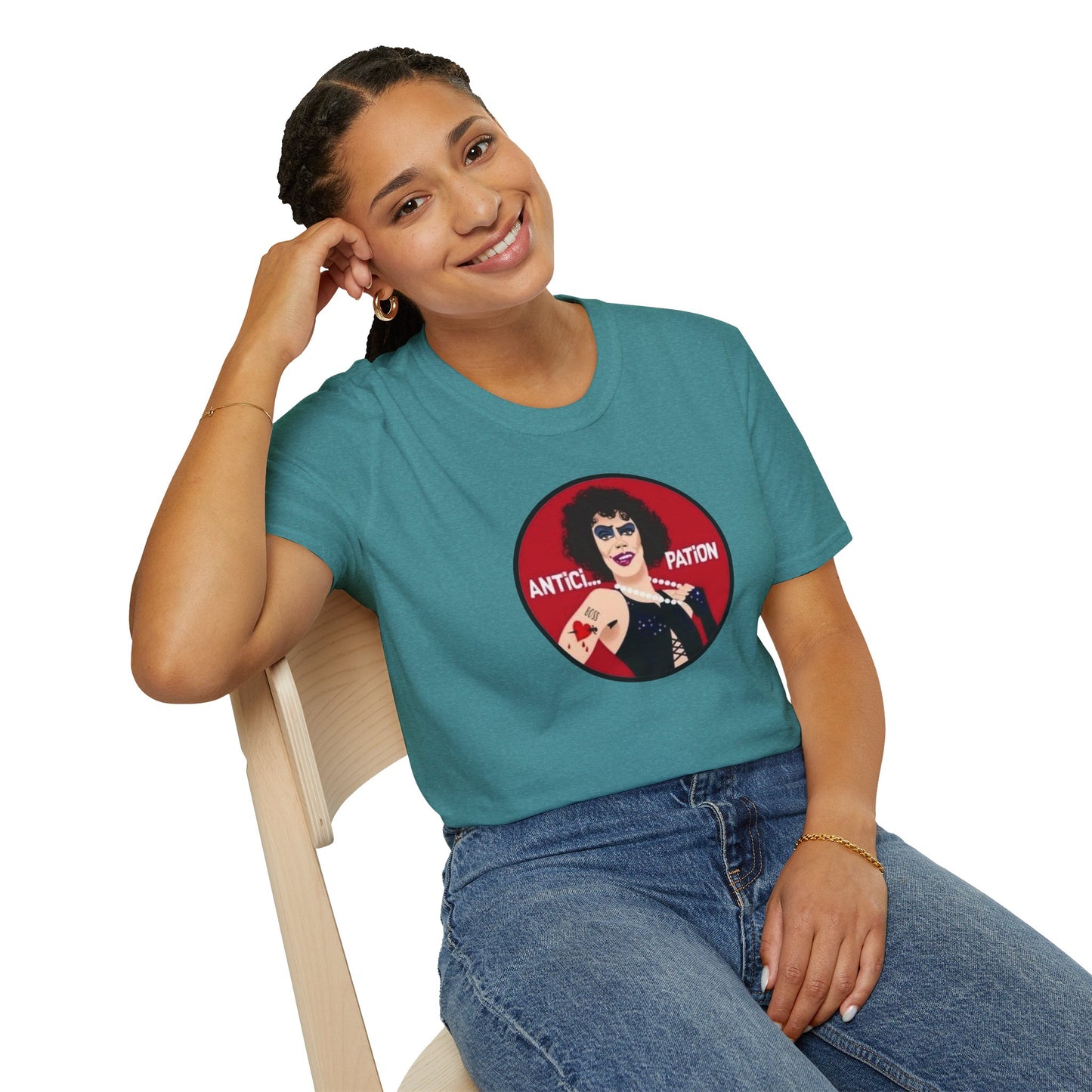 Dr Frank N Furter Anticipation Unisex Softstyle Tee