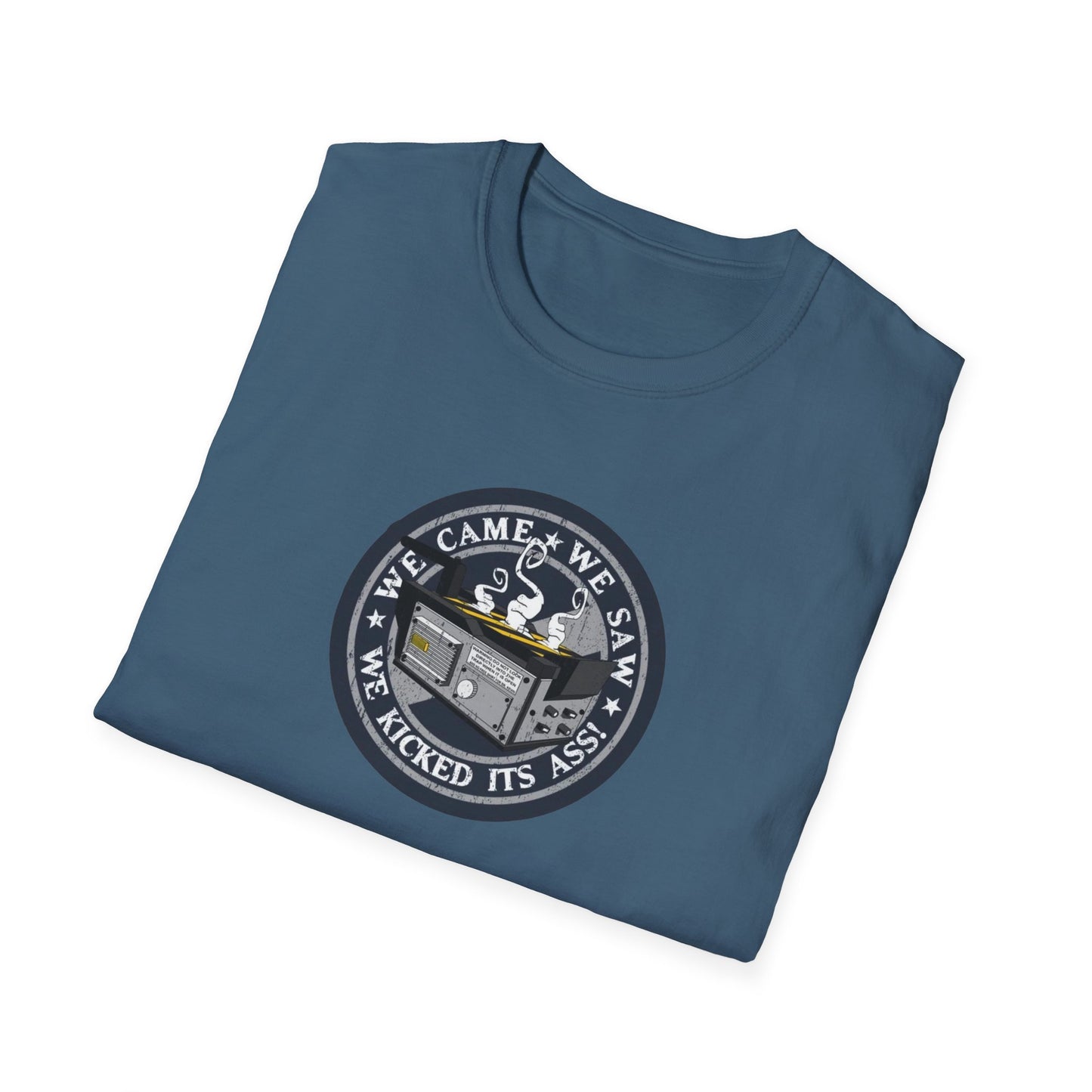 We Kicked It's Ass- Ghost Trap Unisex Softstyle Tee