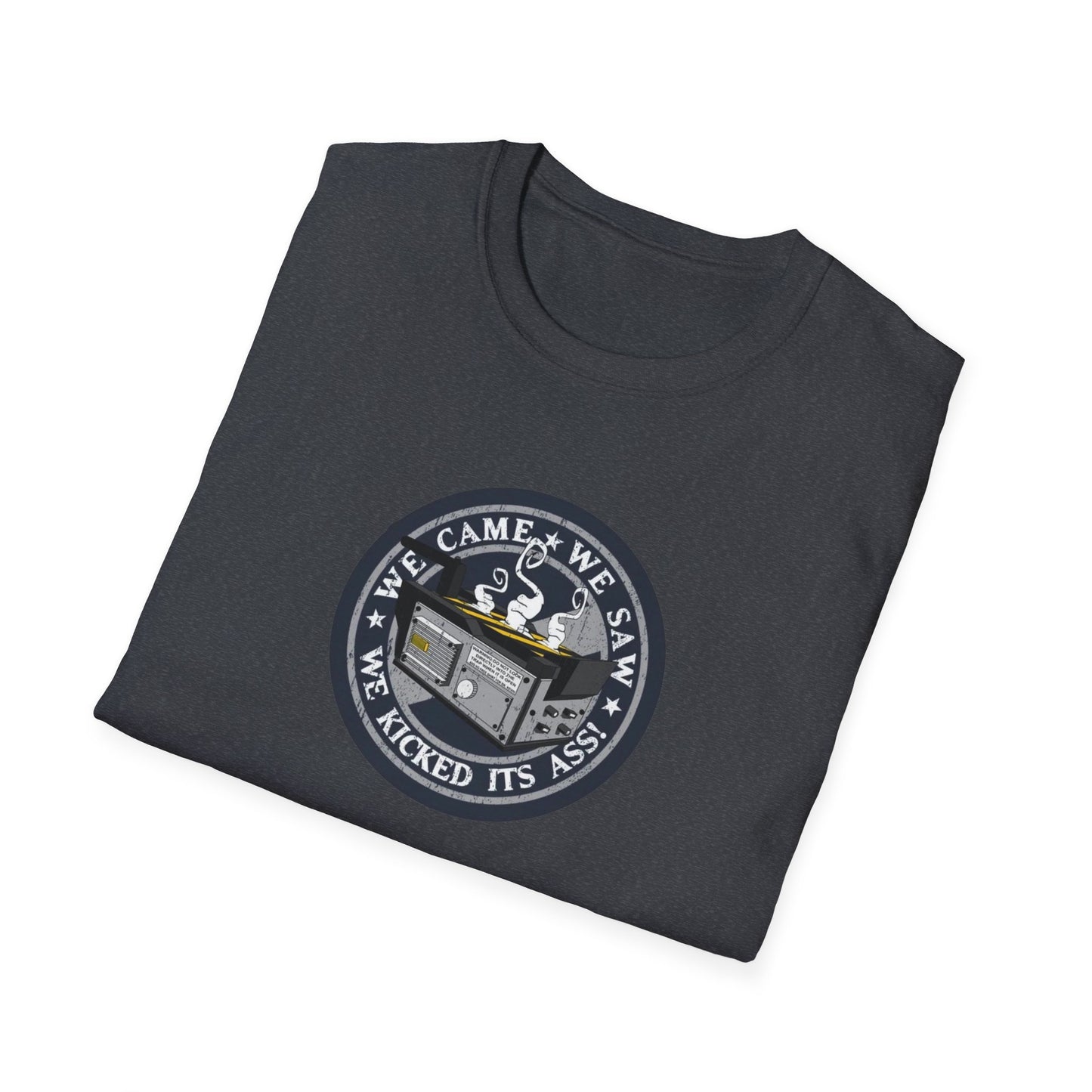 We Kicked It's Ass- Ghost Trap Unisex Softstyle Tee