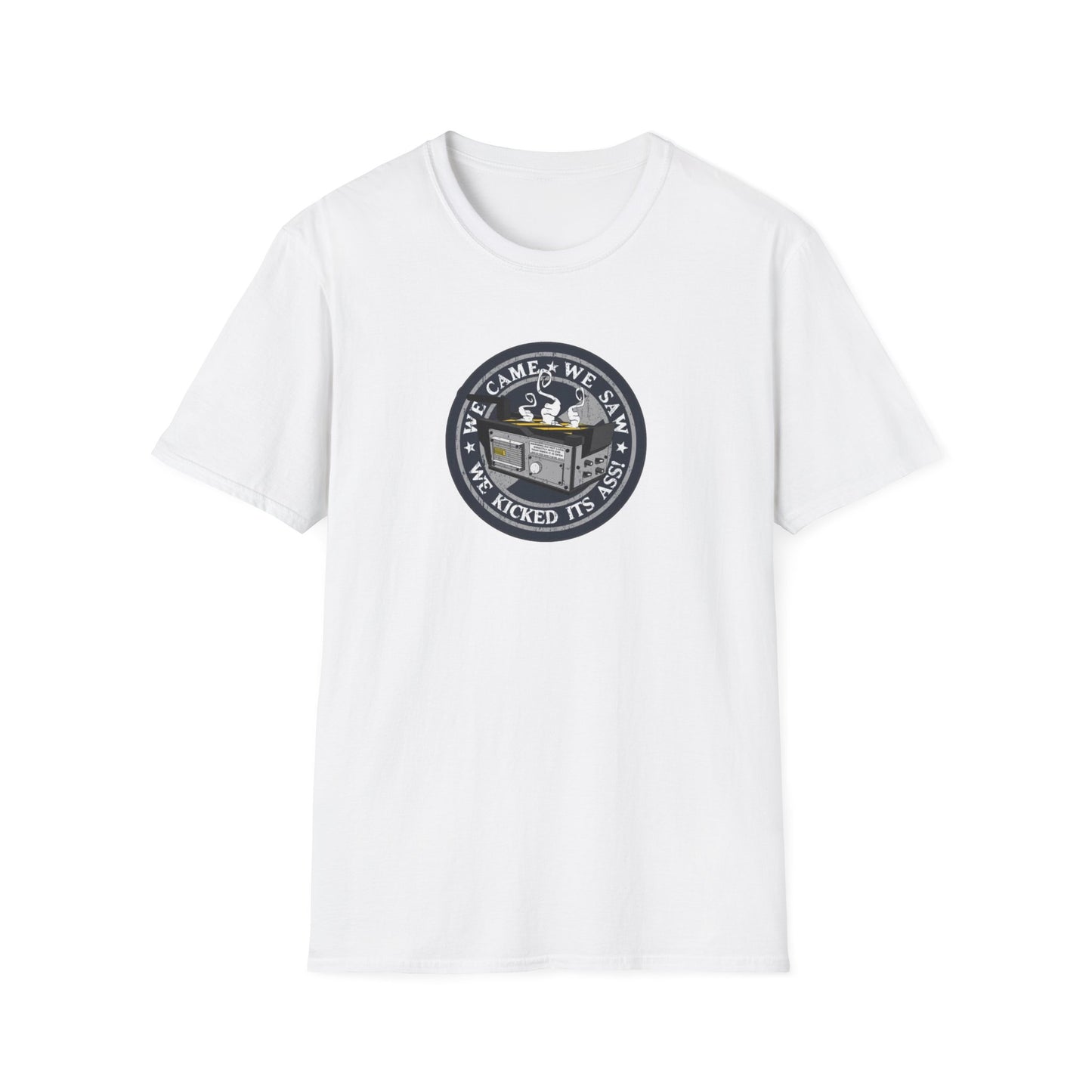 We Kicked It's Ass- Ghost Trap Unisex Softstyle Tee