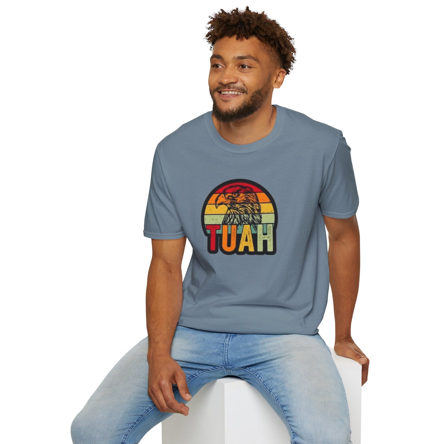 Hawk Tuah Unisex Softstyle Tee