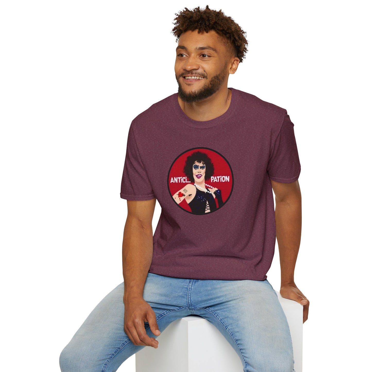 Dr Frank N Furter Anticipation Unisex Softstyle Tee