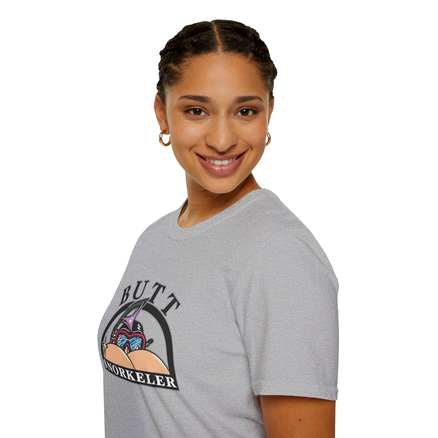 Butt Snorkeler Unisex Softstyle Tee