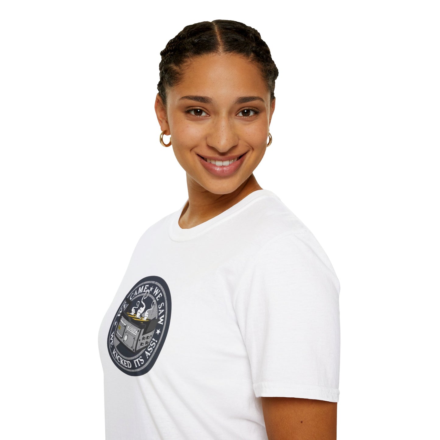 We Kicked It's Ass- Ghost Trap Unisex Softstyle Tee