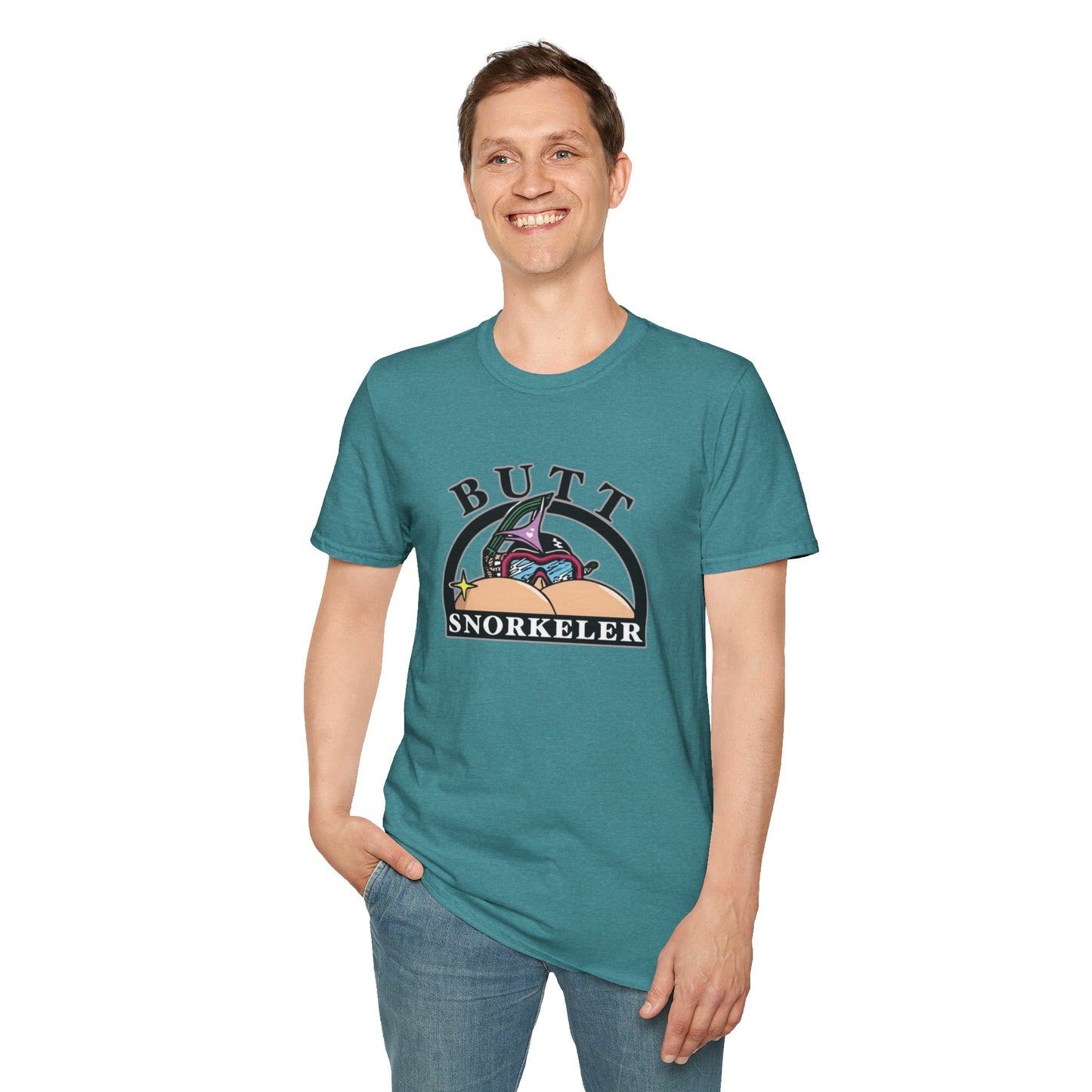 Butt Snorkeler Unisex Softstyle Tee