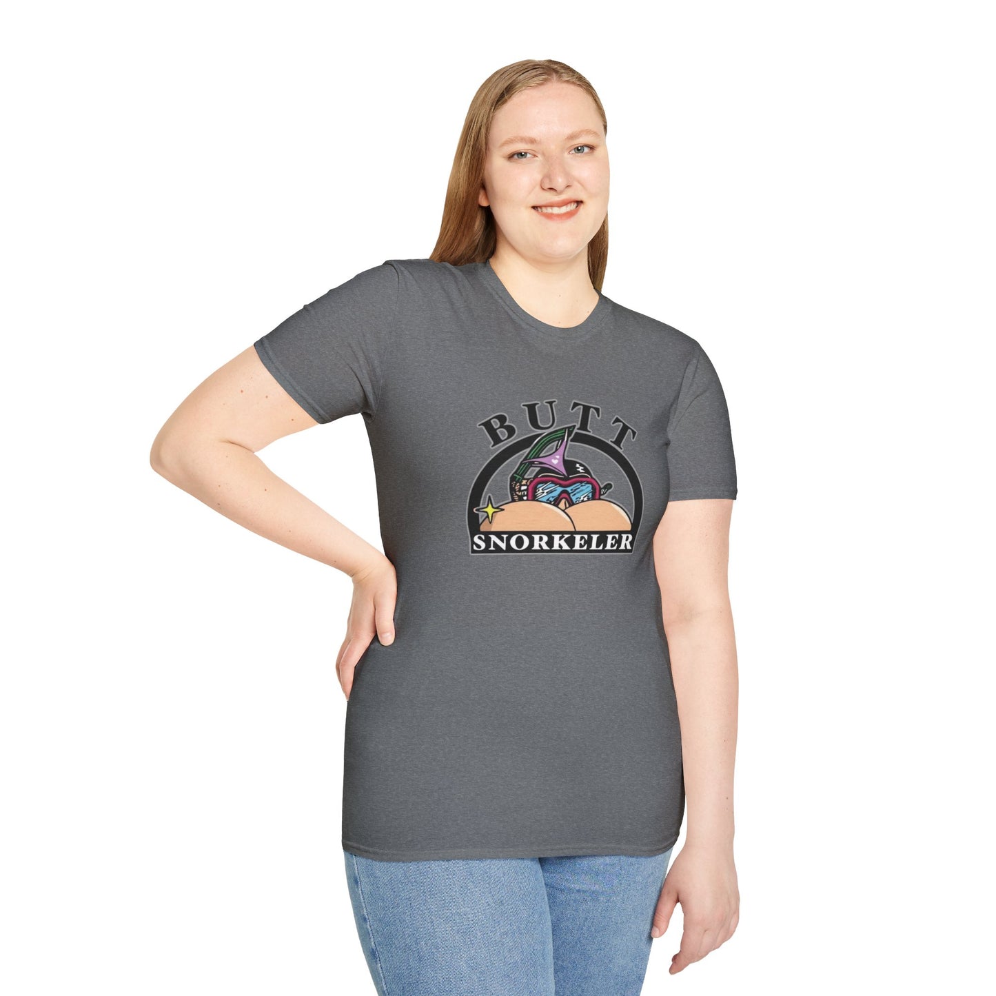 Butt Snorkeler Unisex Softstyle Tee