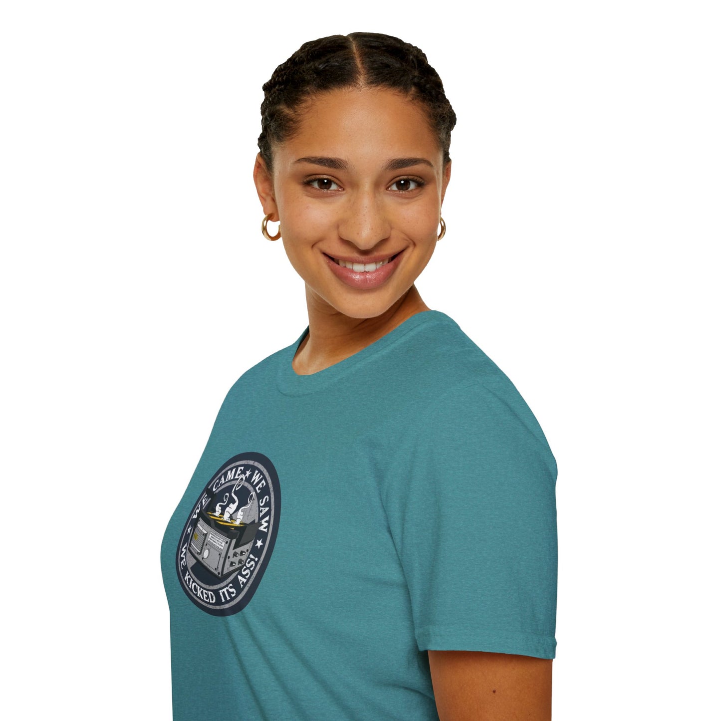 We Kicked It's Ass- Ghost Trap Unisex Softstyle Tee