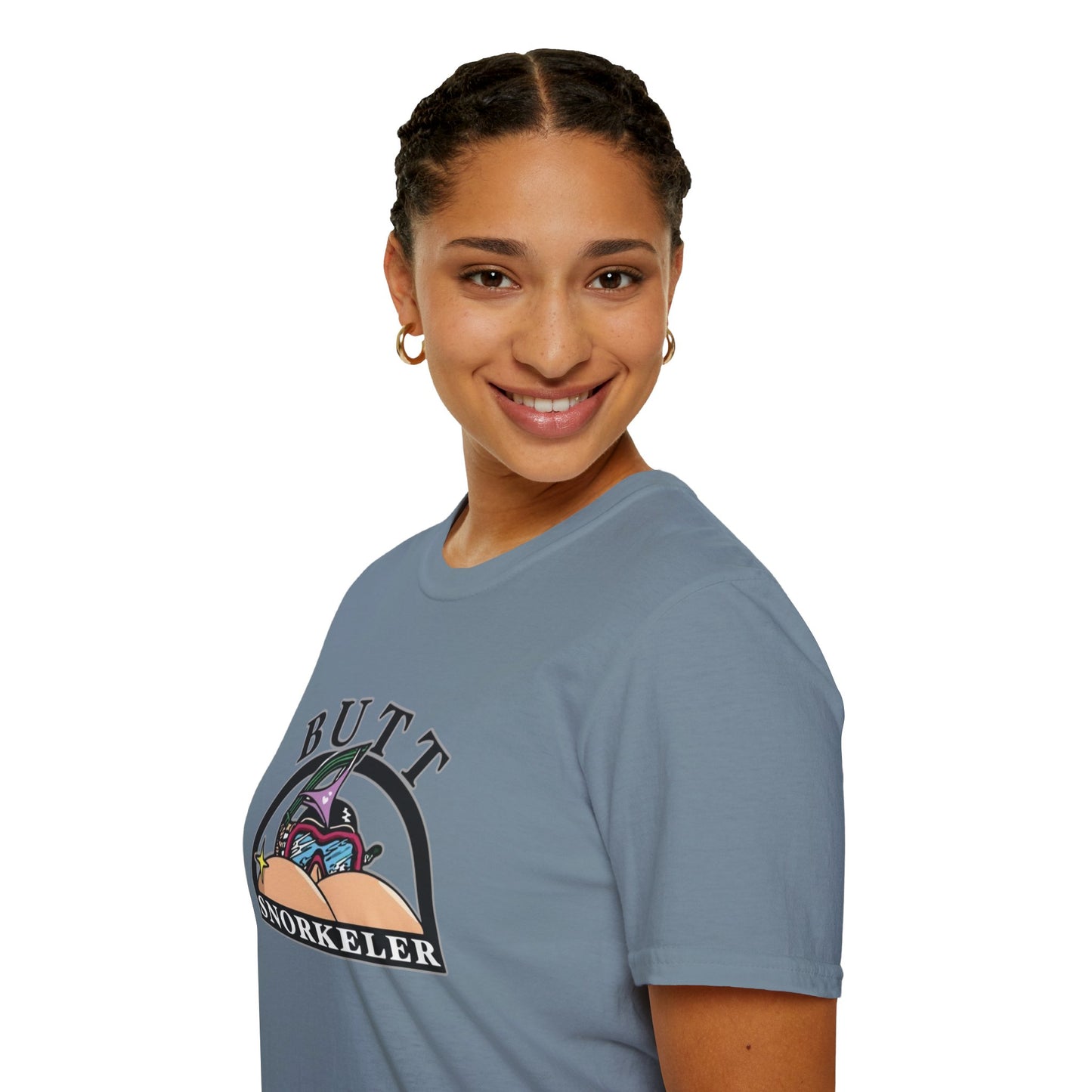 Butt Snorkeler Unisex Softstyle Tee
