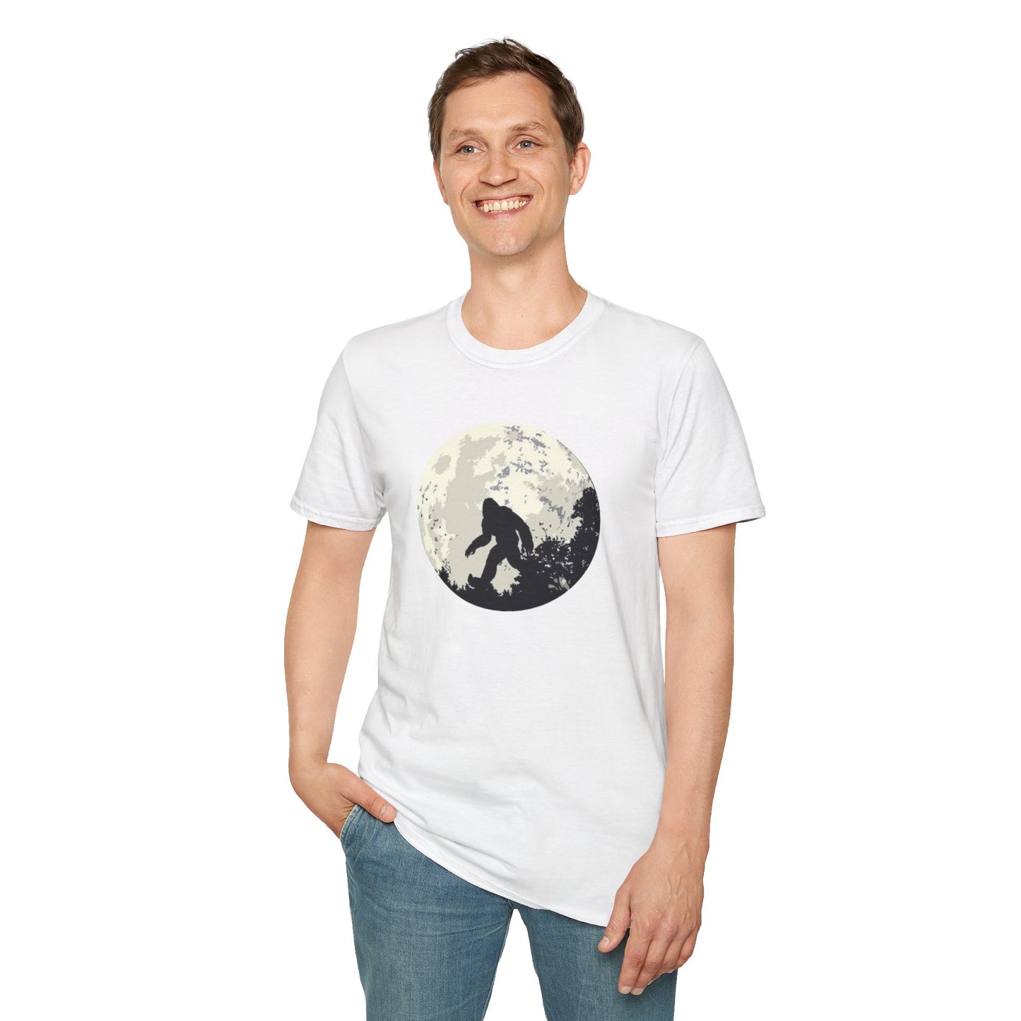 Full Moon Bigfoot Unisex Softstyle Tee
