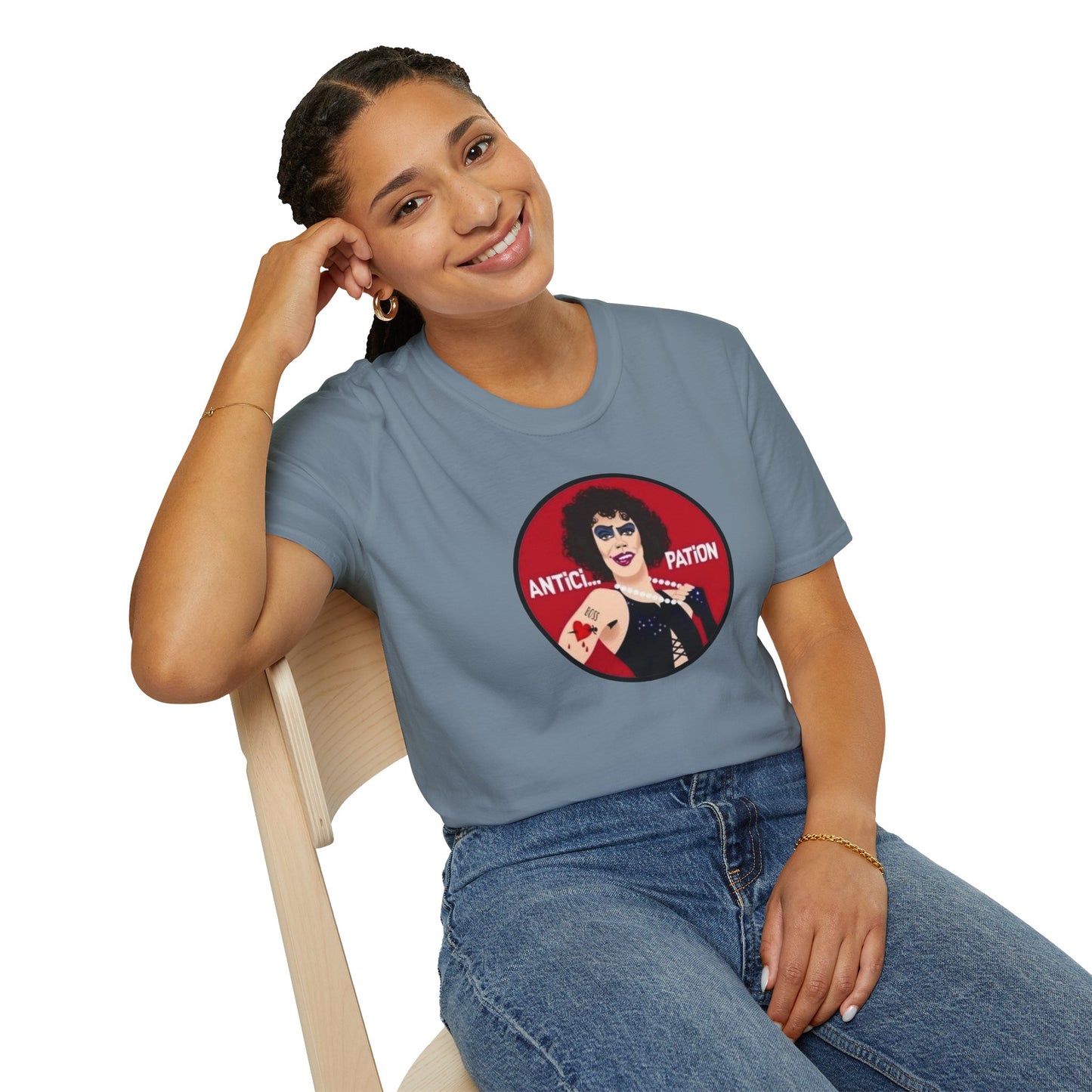 Dr Frank N Furter Anticipation Unisex Softstyle Tee
