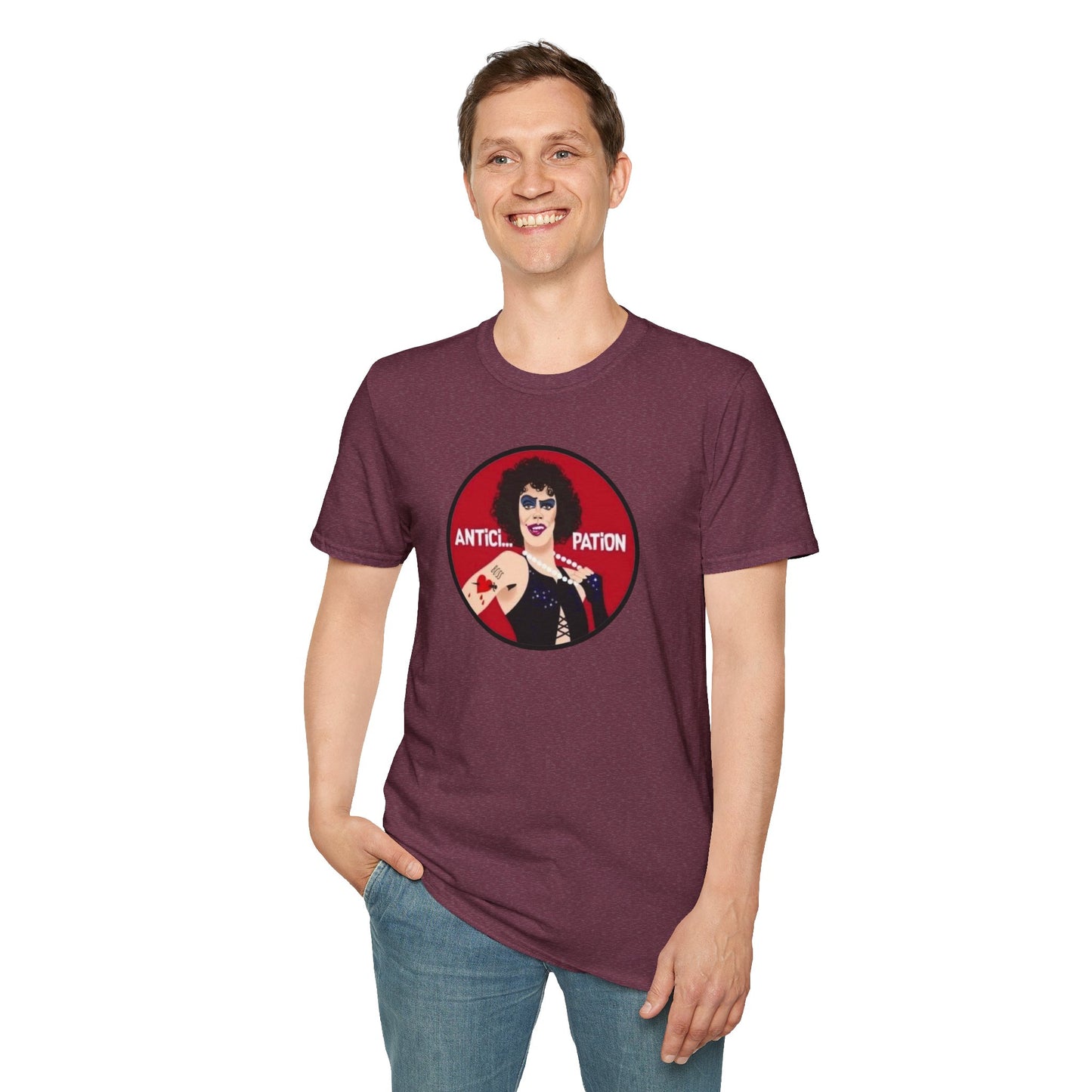 Dr Frank N Furter Anticipation Unisex Softstyle Tee