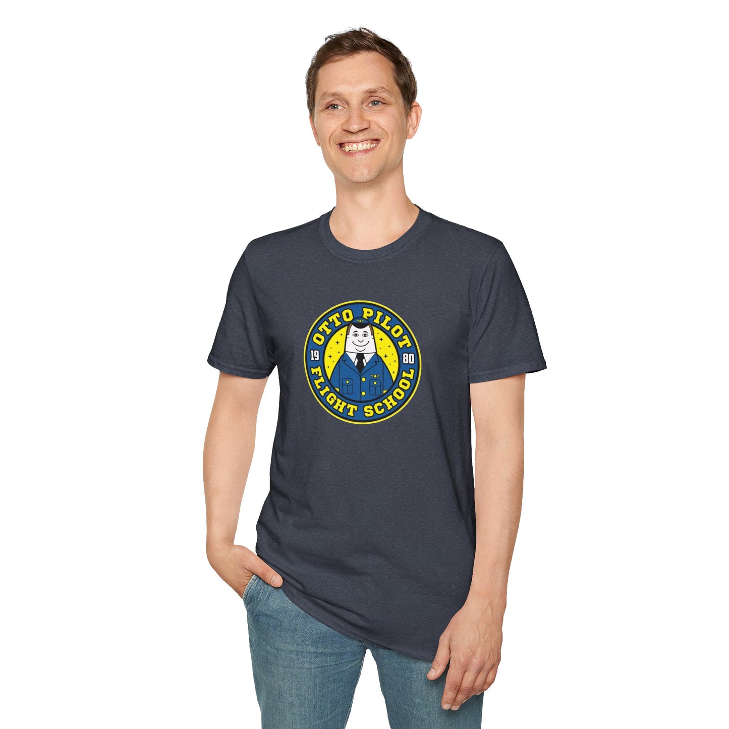 Airplance Otto Pilot Unisex Softstyle Tee