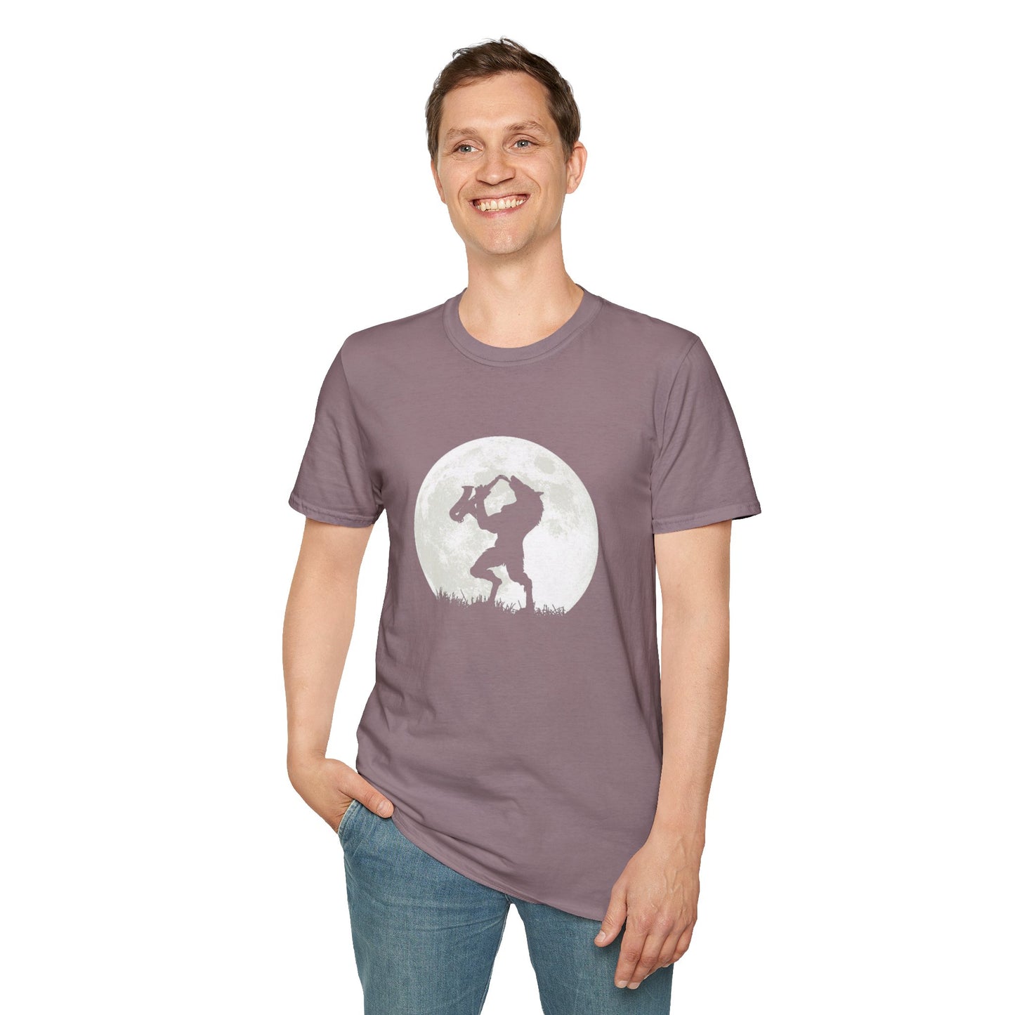 Saxy Jazz Werewolf Unisex Softstyle Tee