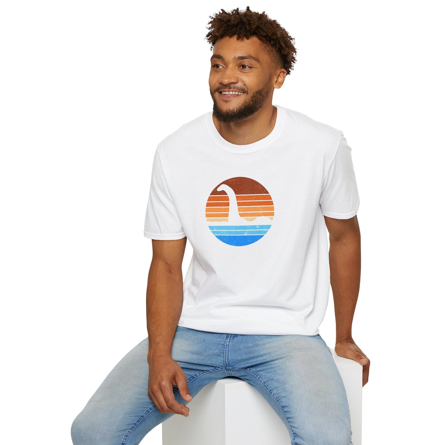 Nessy Loch Ness Monster Unisex Softstyle Tee