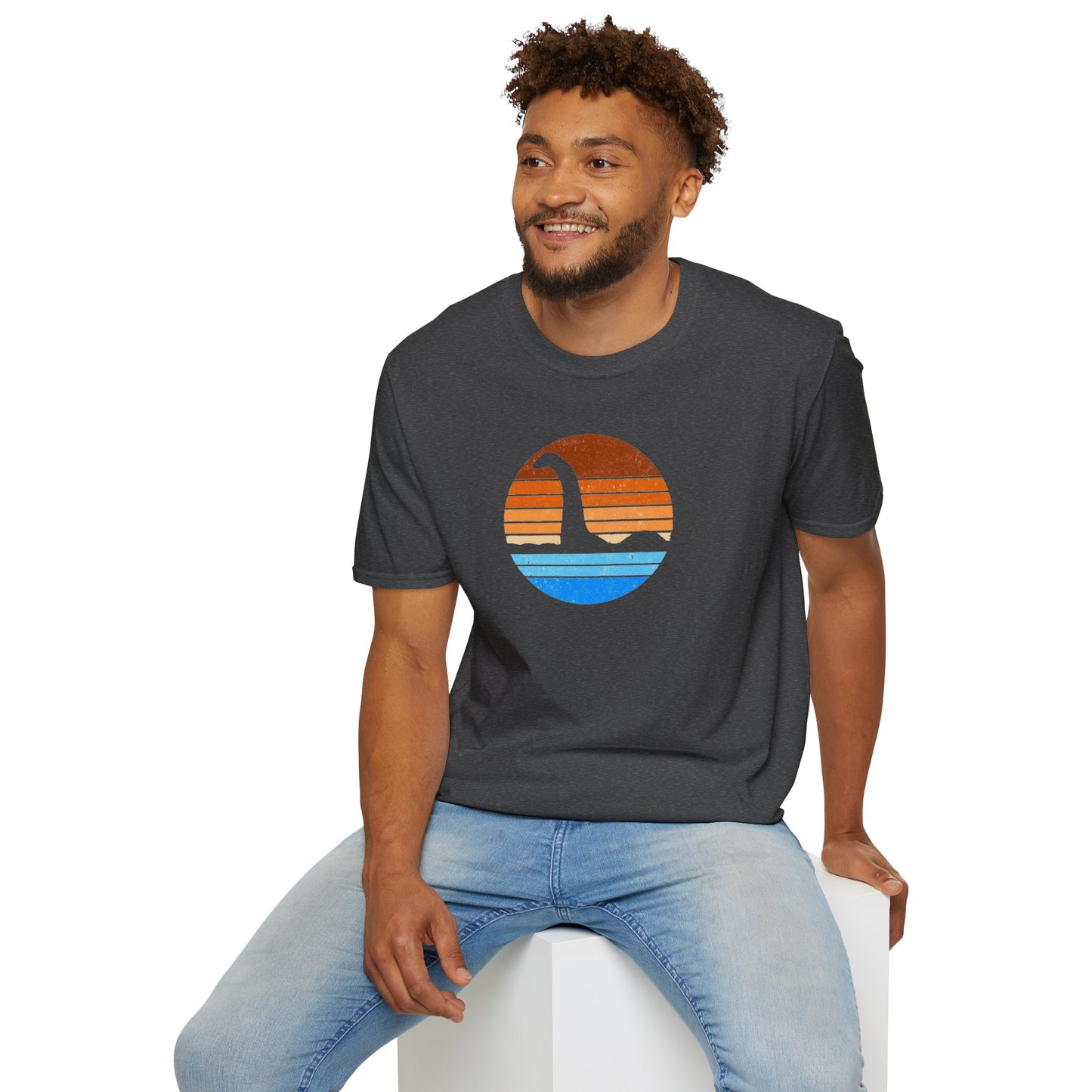 Nessy Loch Ness Monster Unisex Softstyle Tee