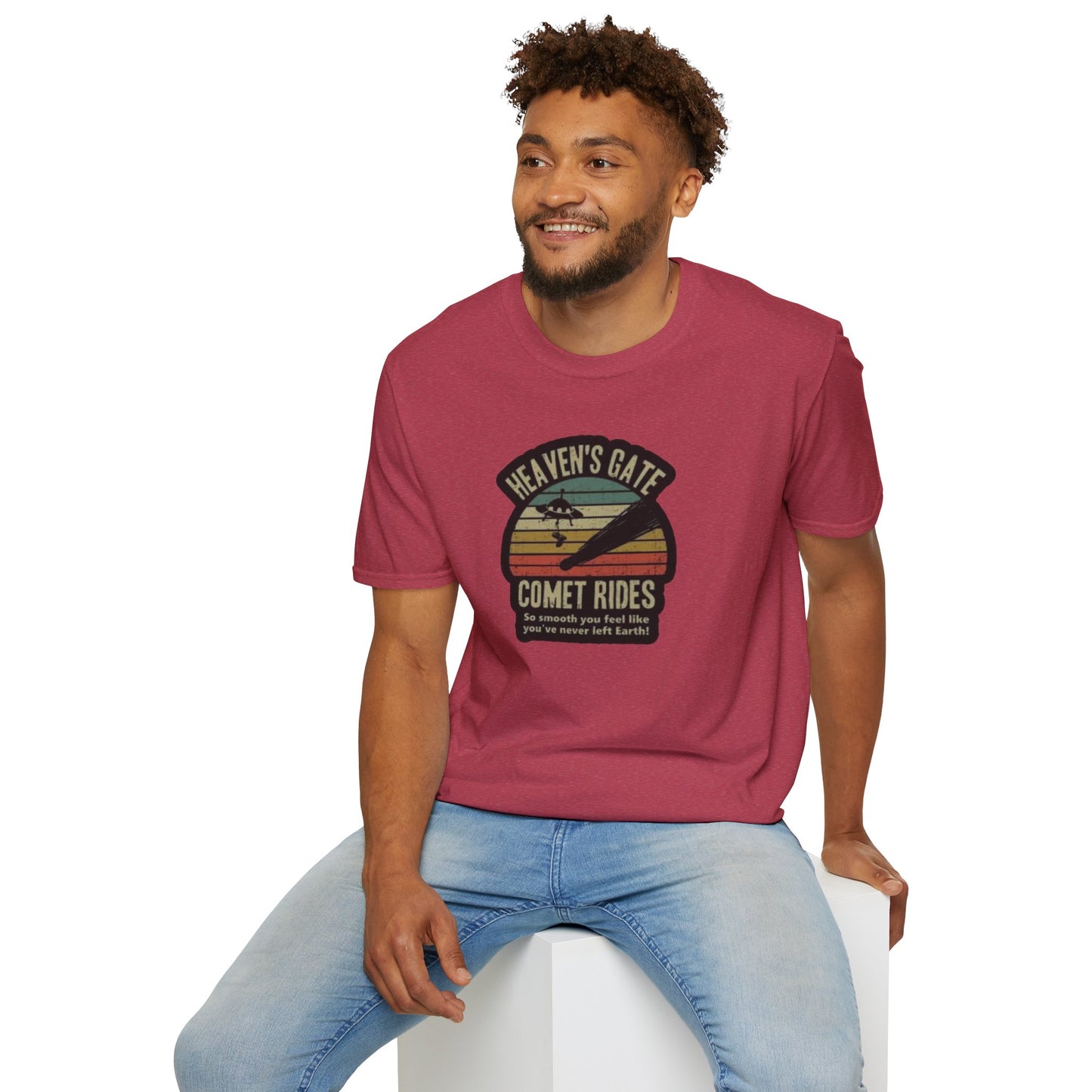 Cult Comet Rides Unisex Softstyle Tee