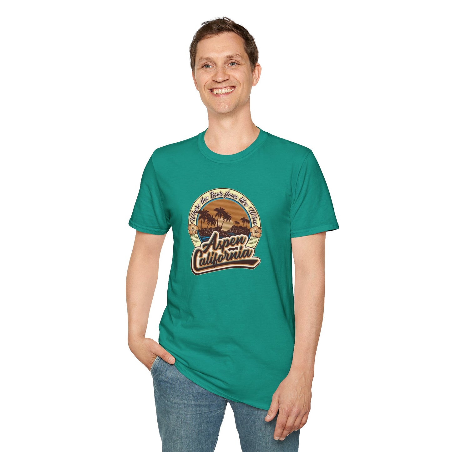 Aspen, California Unisex Softstyle Tee