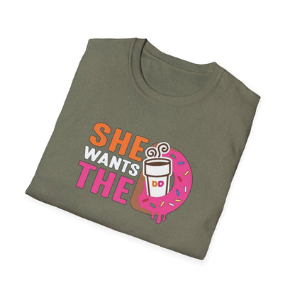 She Wants The D Unisex Softstyle Tee