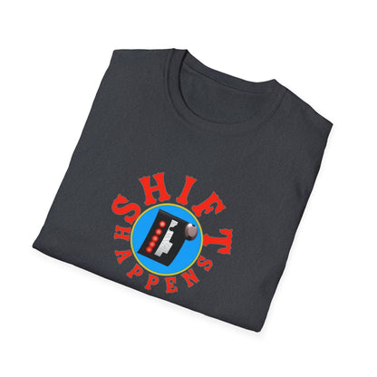 Shift Happens Unisex Softstyle Tee