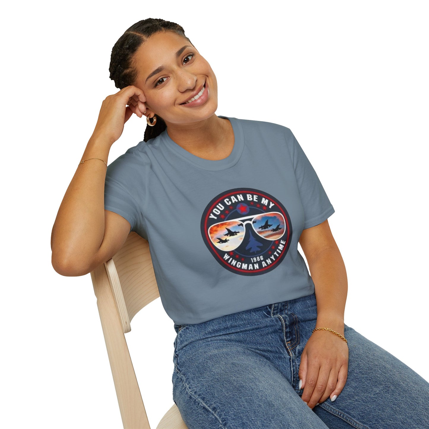 Wingman Top Gun  Unisex Softstyle Tee