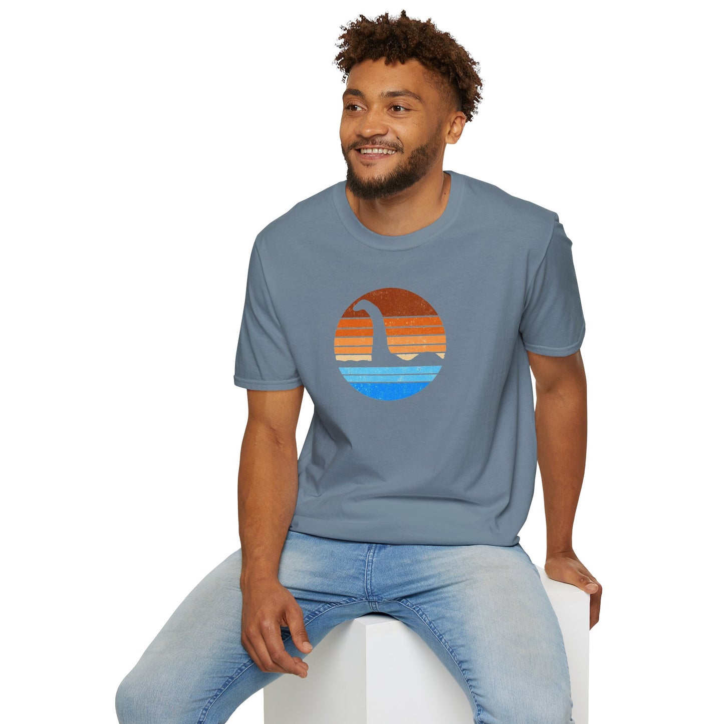 Nessy Loch Ness Monster Unisex Softstyle Tee