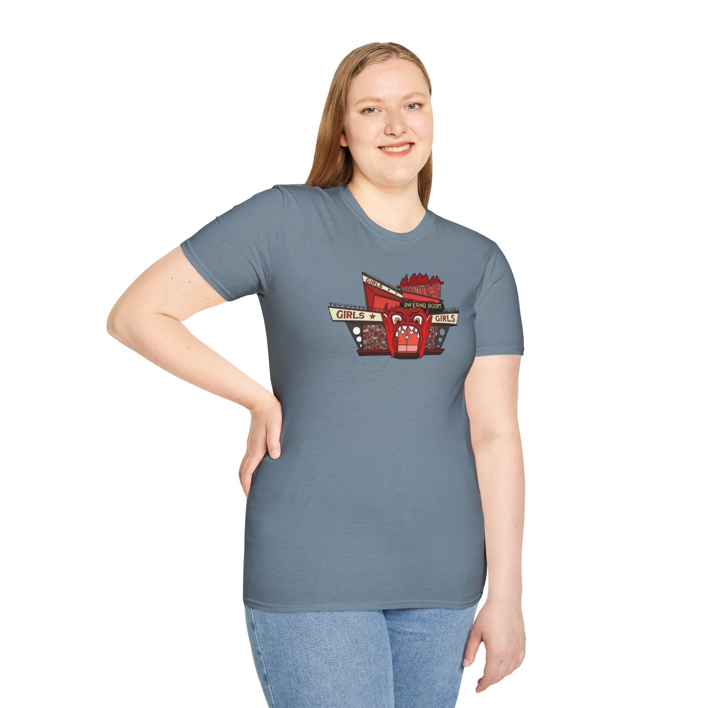 Dante's Inferno Girls Club Unisex Softstyle Tee