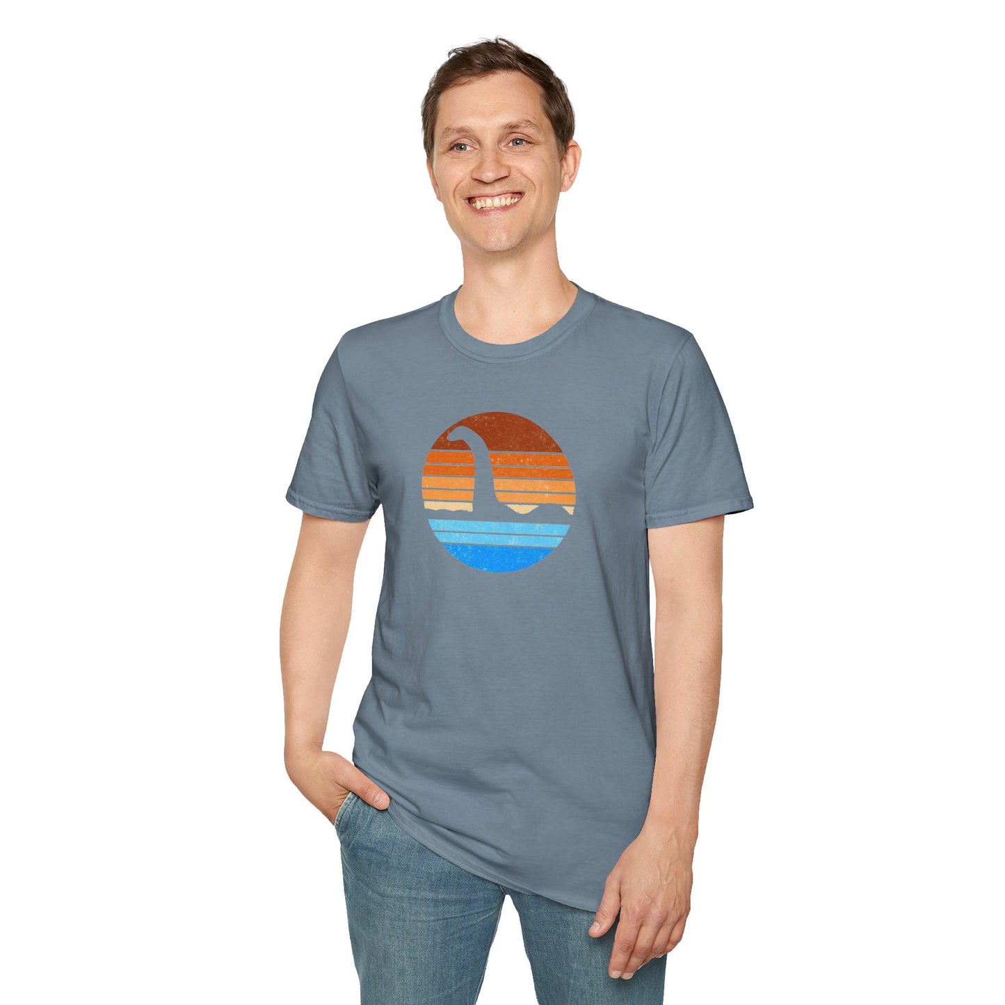 Nessy Loch Ness Monster Unisex Softstyle Tee