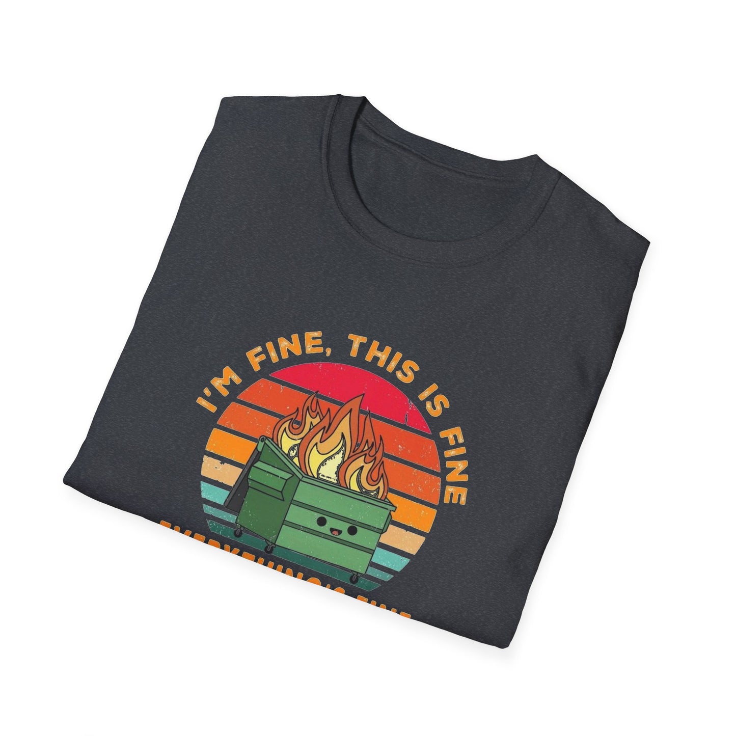 Everything Is Fine Unisex Softstyle Tee