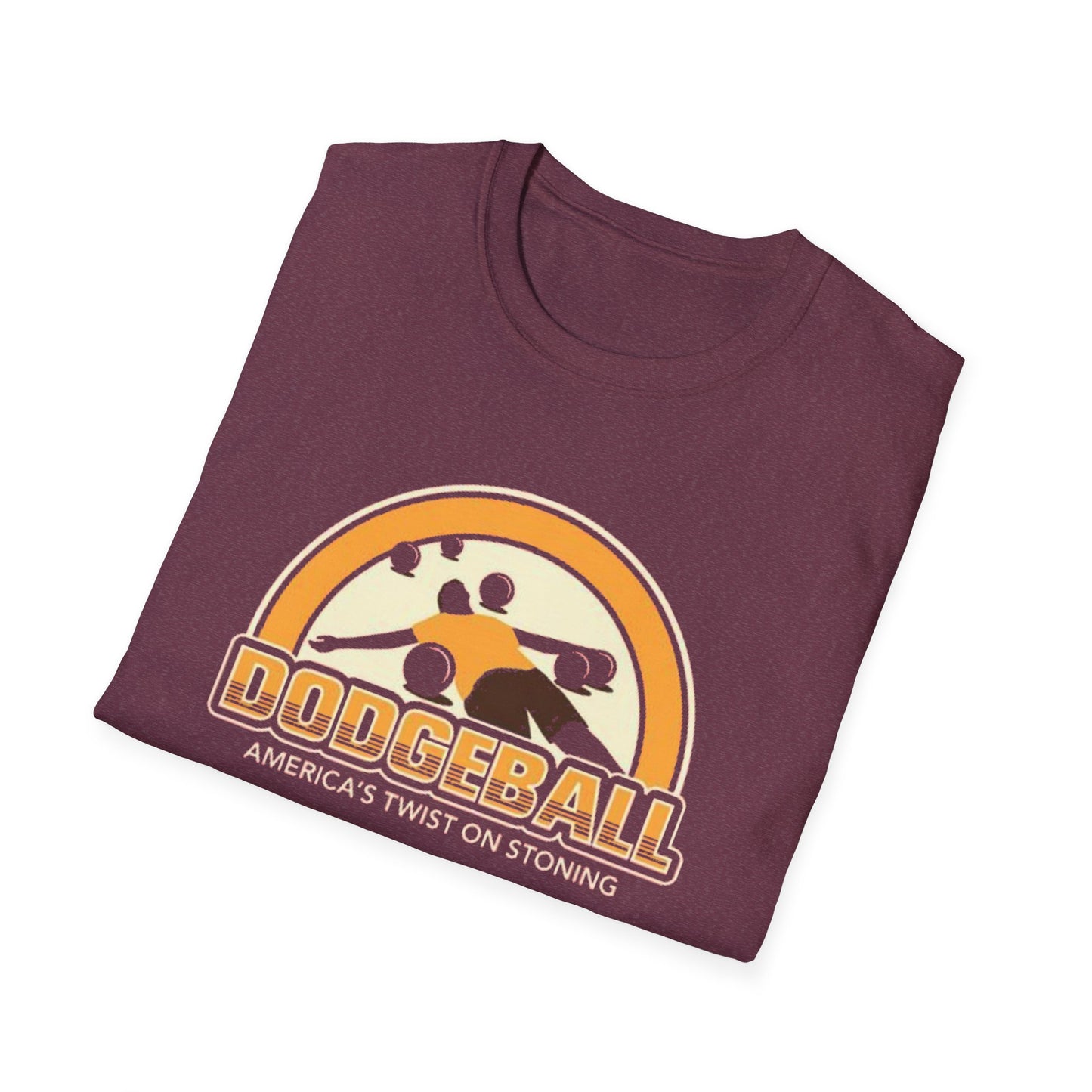 Dodgeball America's Twist on Stoning Unisex Softstyle Tee