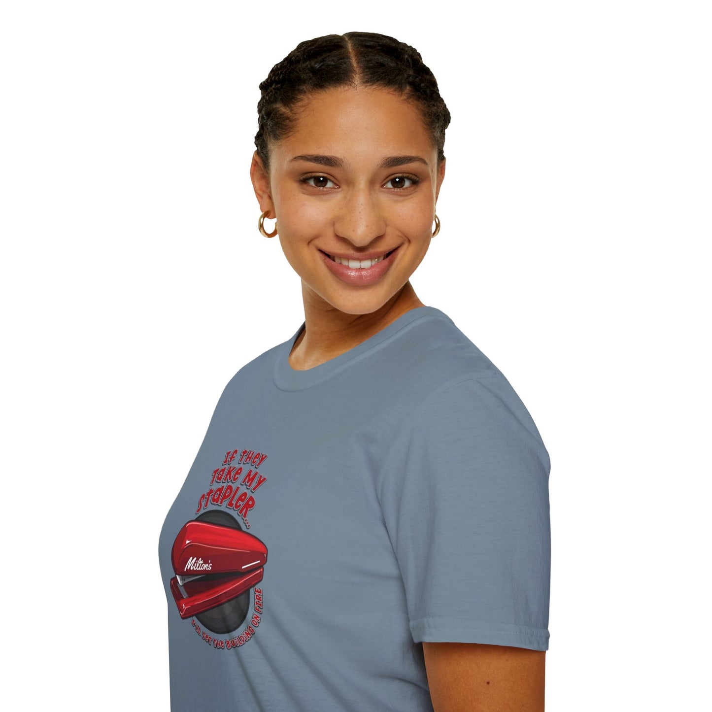 Milton's Stapler Unisex Softstyle Tee