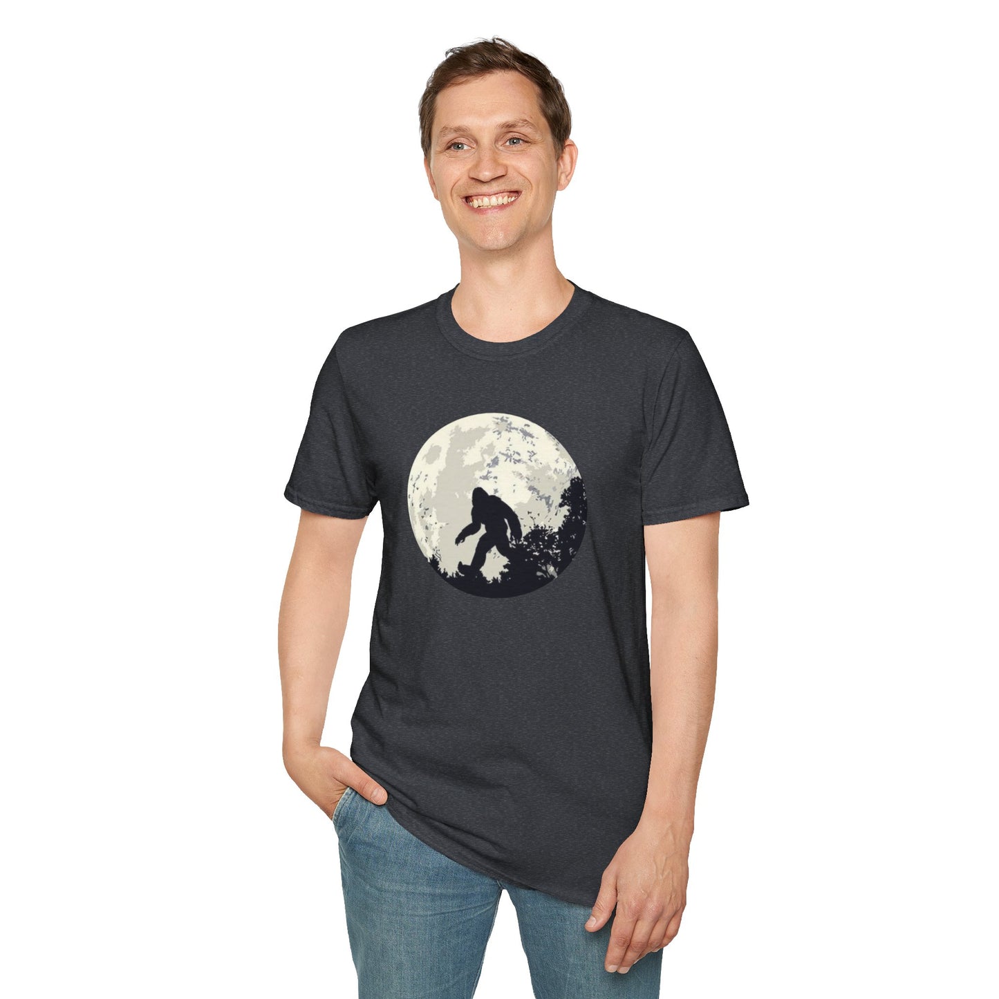 Full Moon Bigfoot Unisex Softstyle Tee