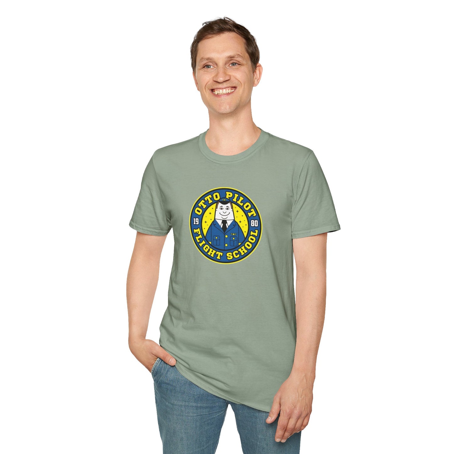 Airplance Otto Pilot Unisex Softstyle Tee