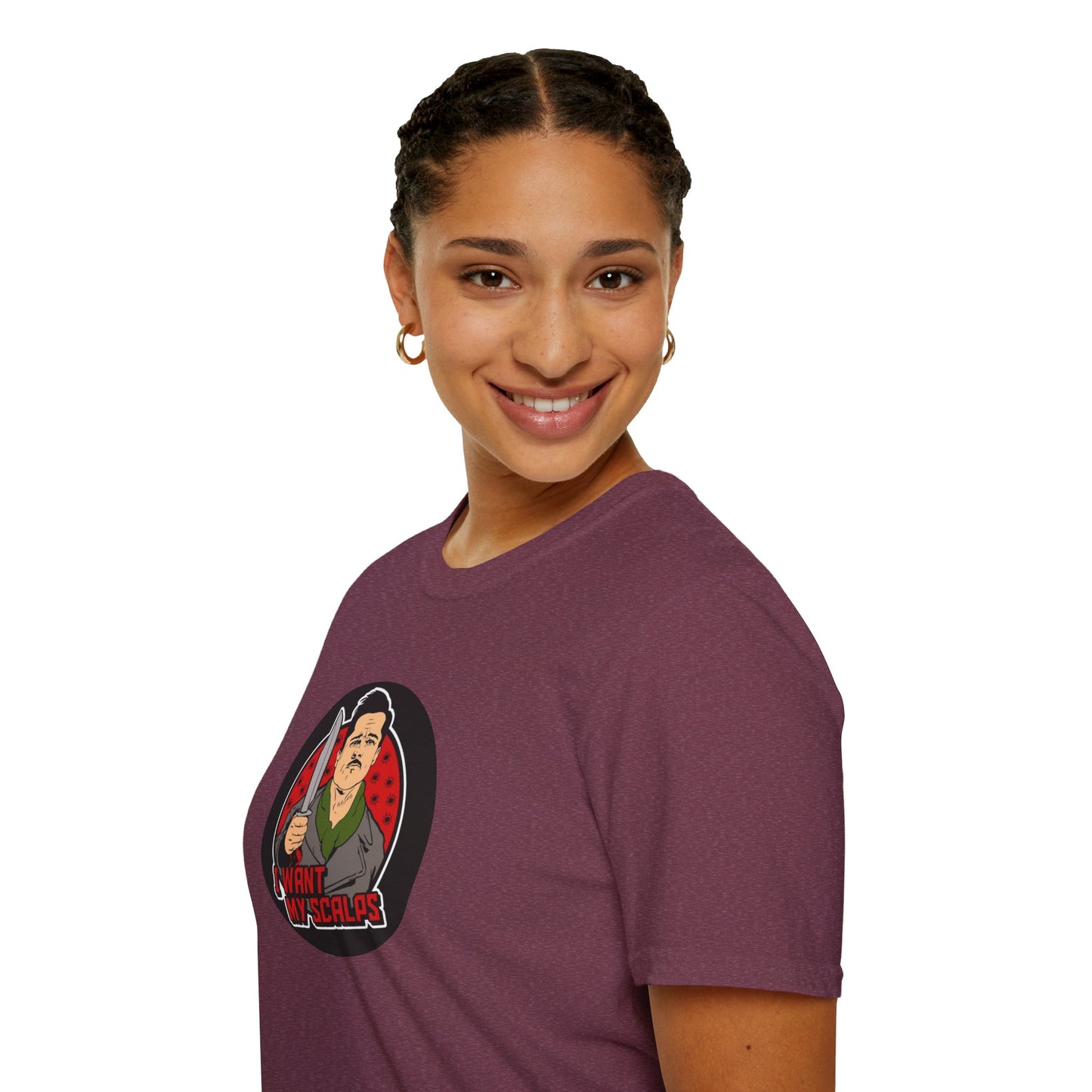 Apache - I Want My Scalps Unisex Softstyle Tee