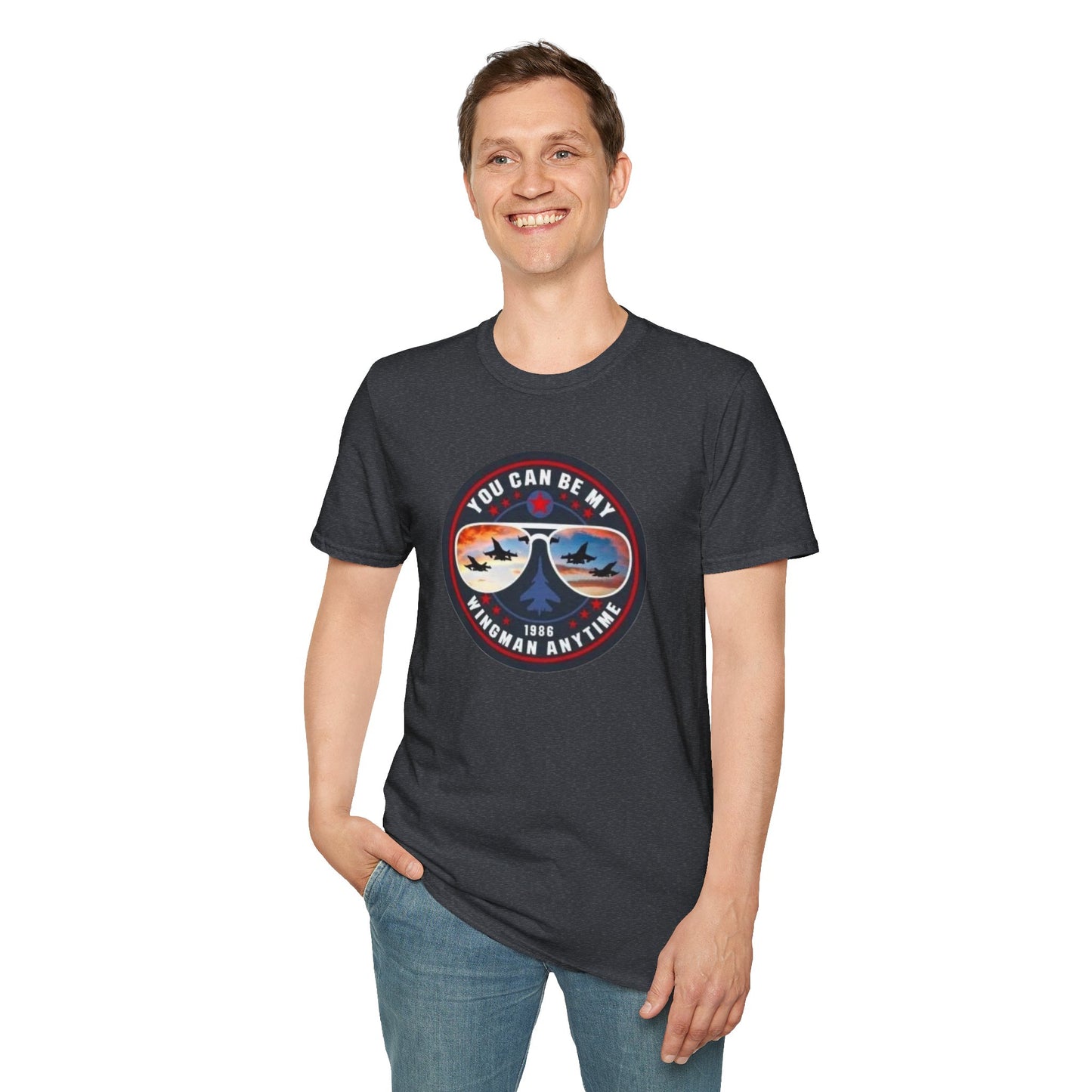 Wingman Top Gun  Unisex Softstyle Tee