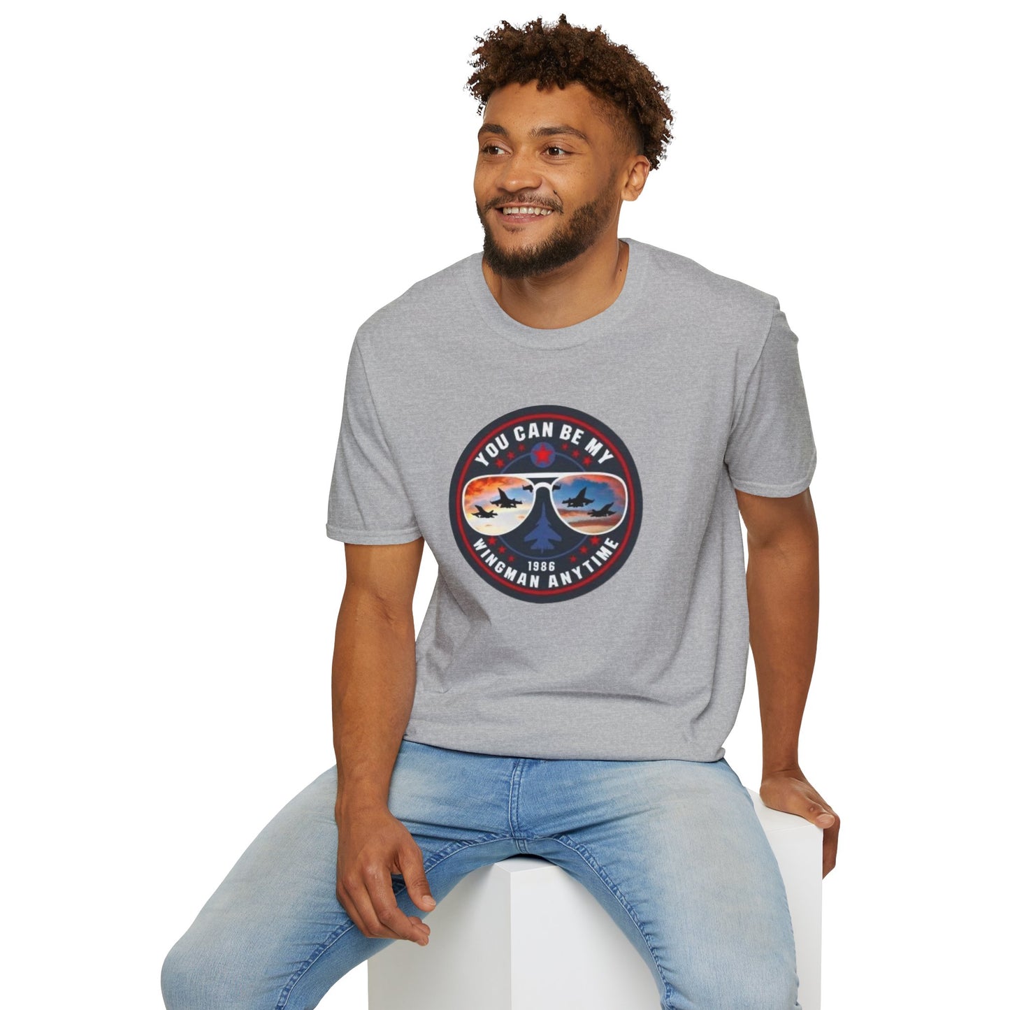 Wingman Top Gun  Unisex Softstyle Tee