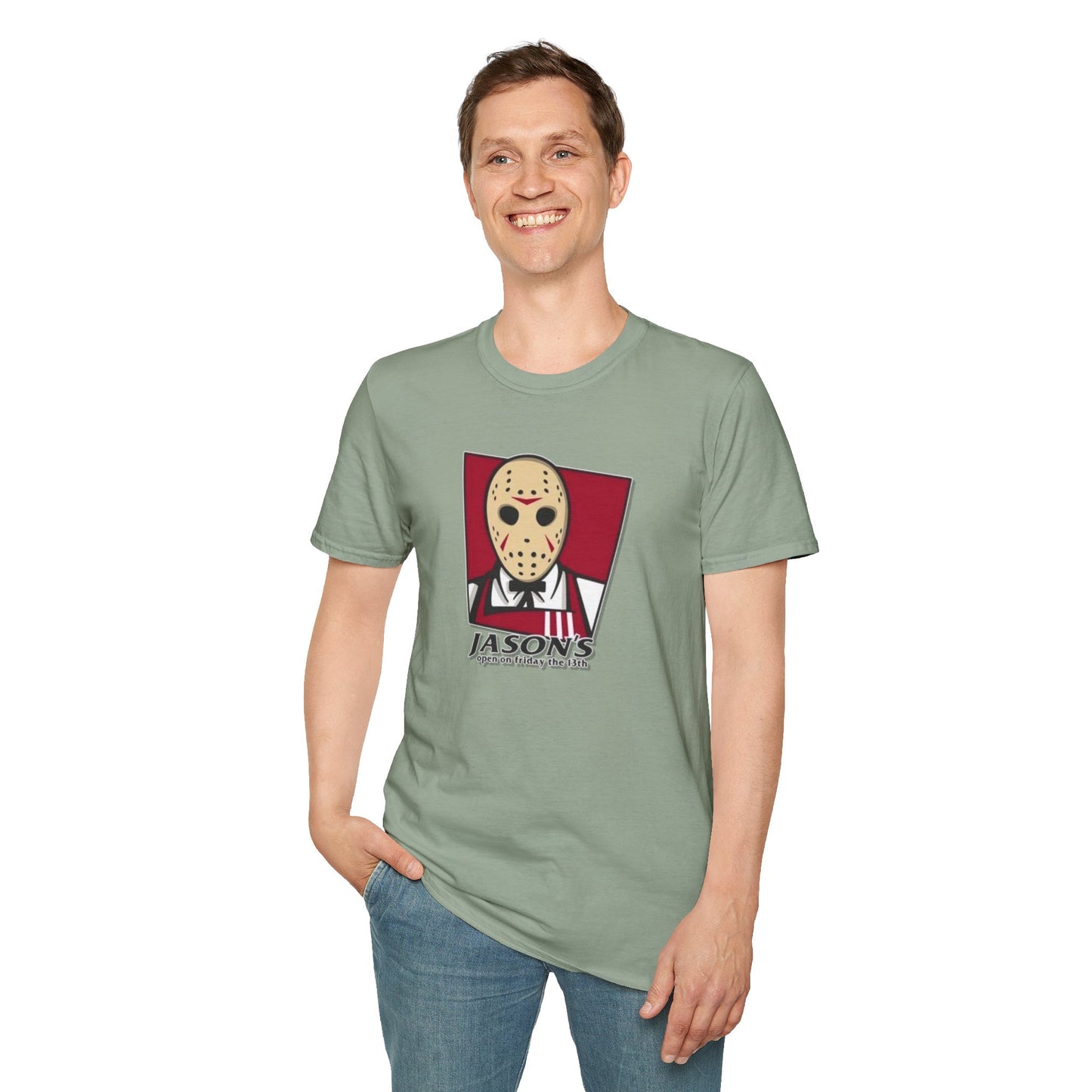 Friday the 13th KFC Mashup Unisex Softstyle Tee