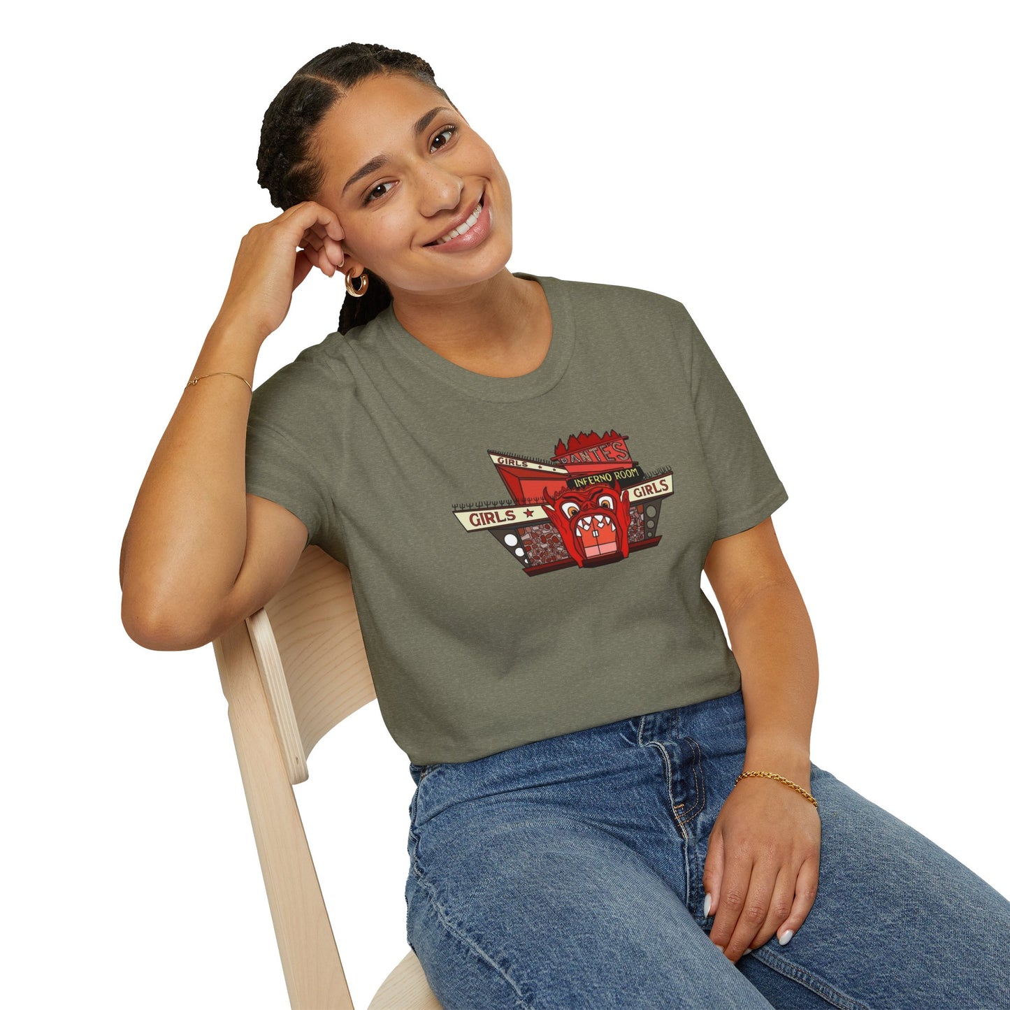 Dante's Inferno Girls Club Unisex Softstyle Tee