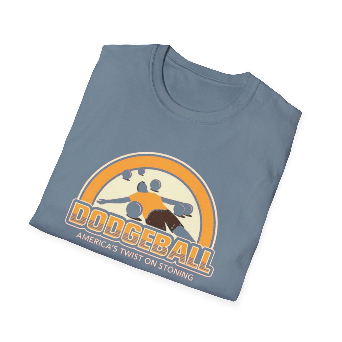 Dodgeball America's Twist on Stoning Unisex Softstyle Tee