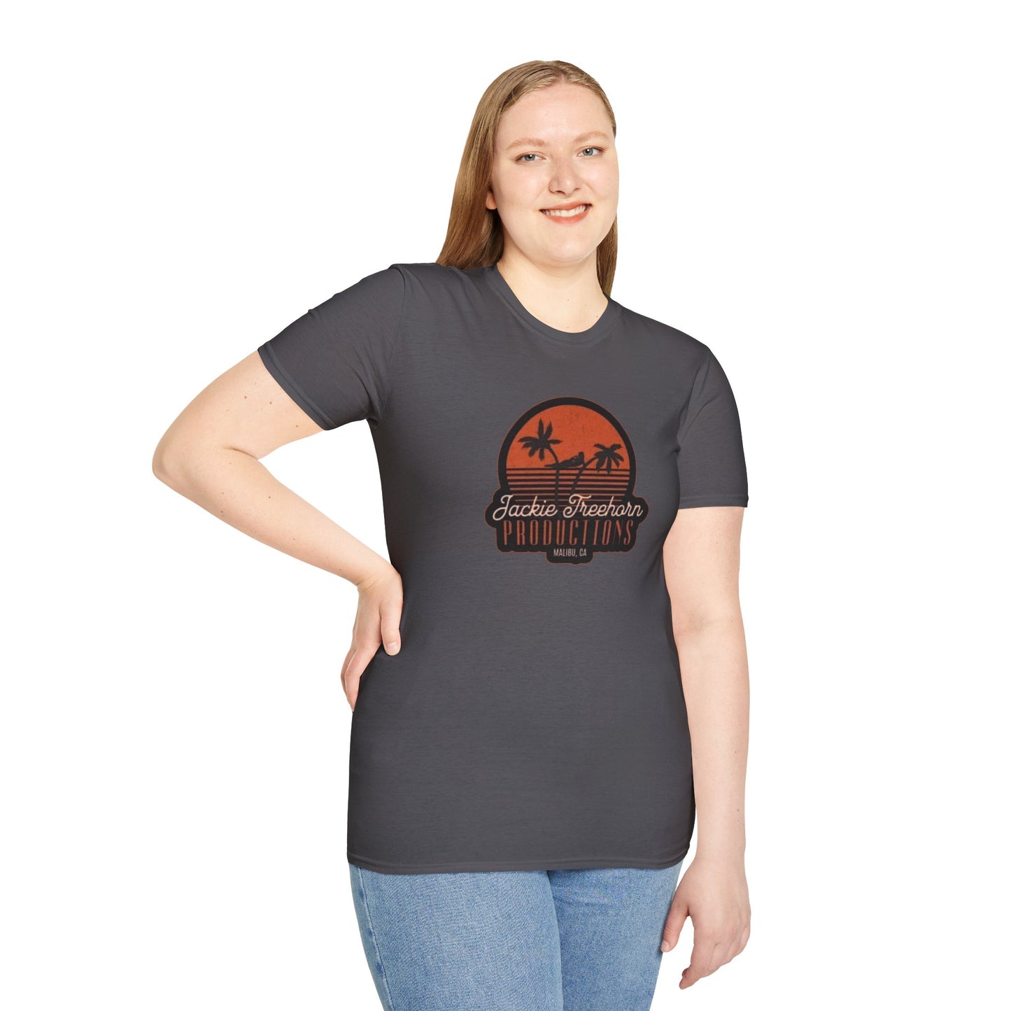 Jackie Treehorn Productions Unisex Softstyle Tee