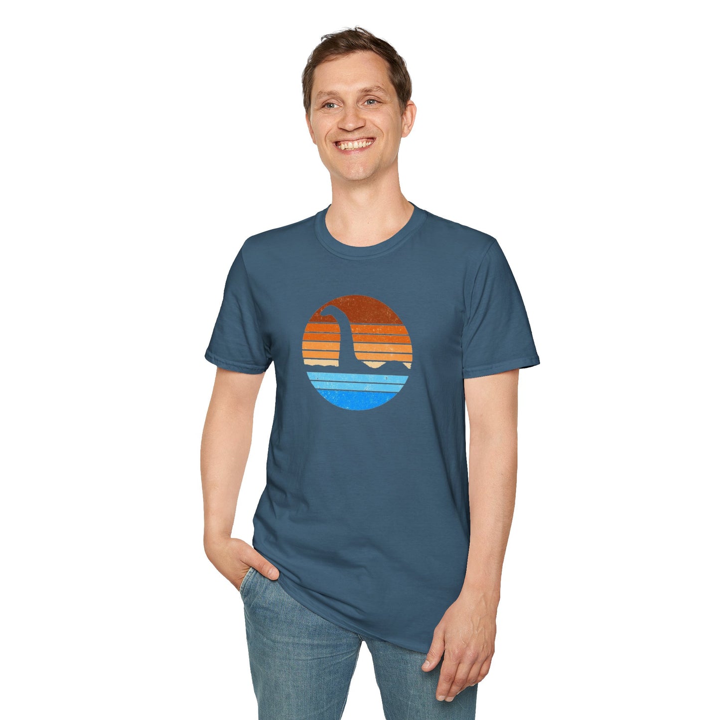 Nessy Loch Ness Monster Unisex Softstyle Tee