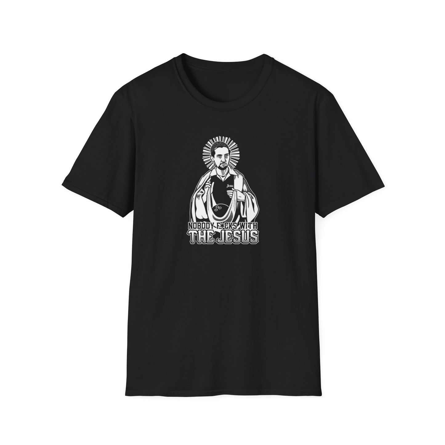 Nobody F*cks With The Jesus Unisex Softstyle Tee