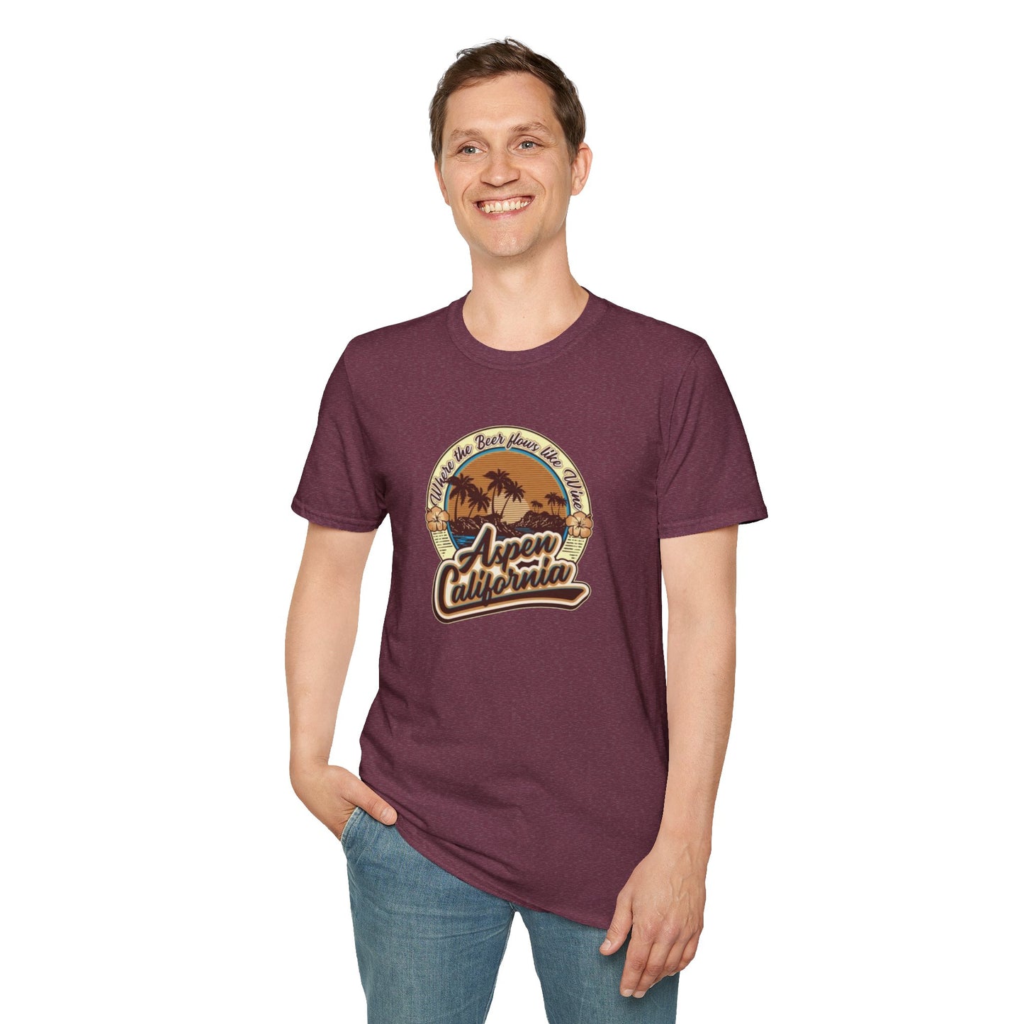 Aspen, California Unisex Softstyle Tee