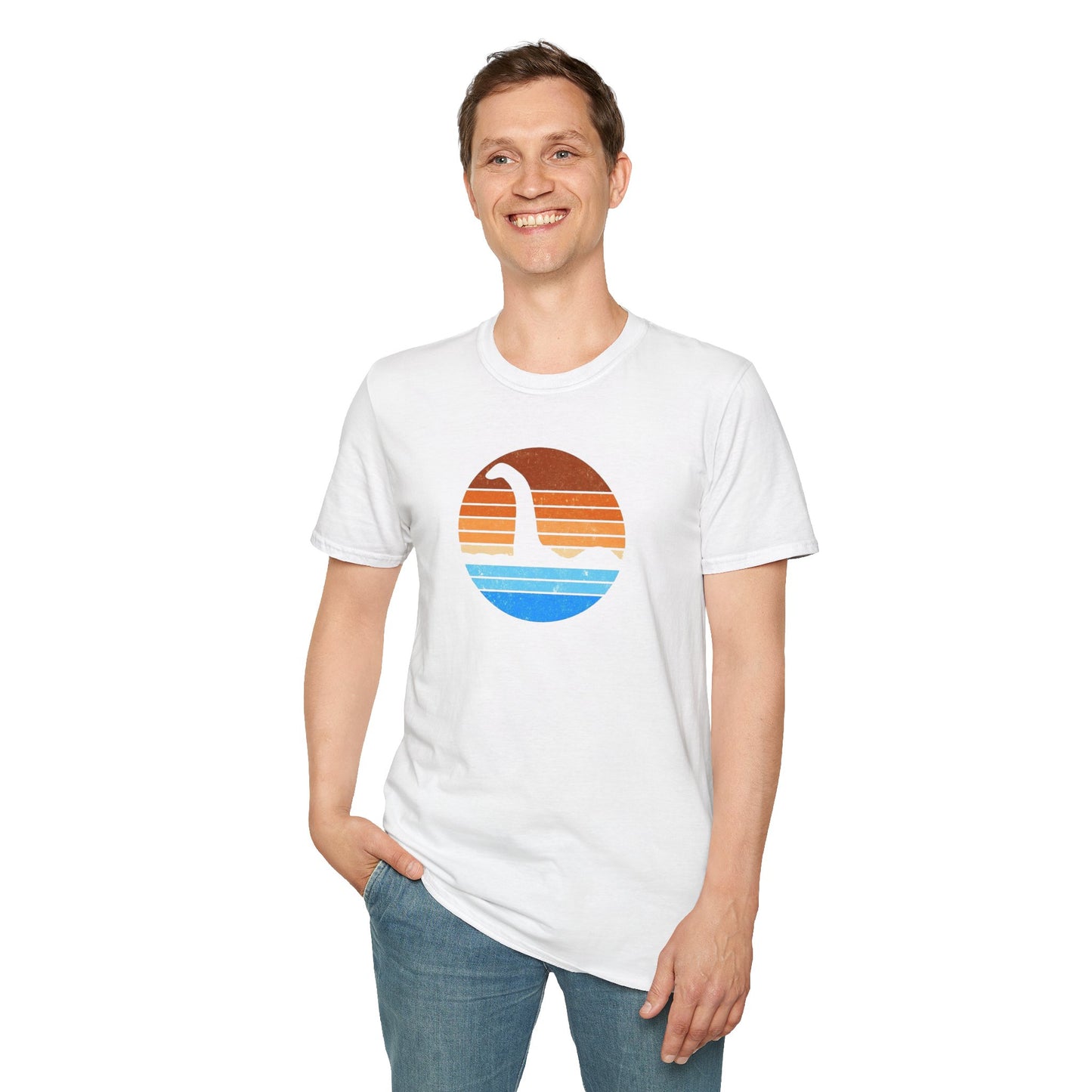 Nessy Loch Ness Monster Unisex Softstyle Tee