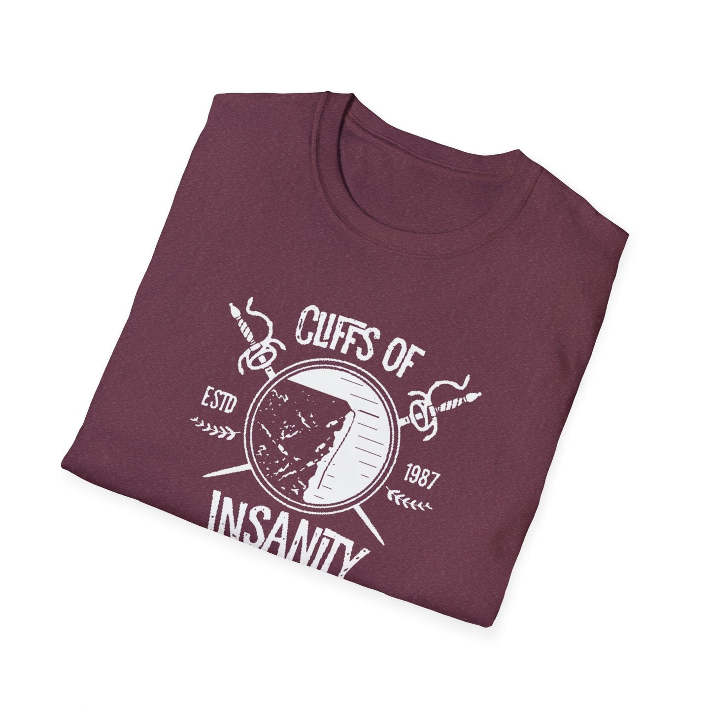 Cliffs of Insanity Climbing Club Unisex Softstyle Tee